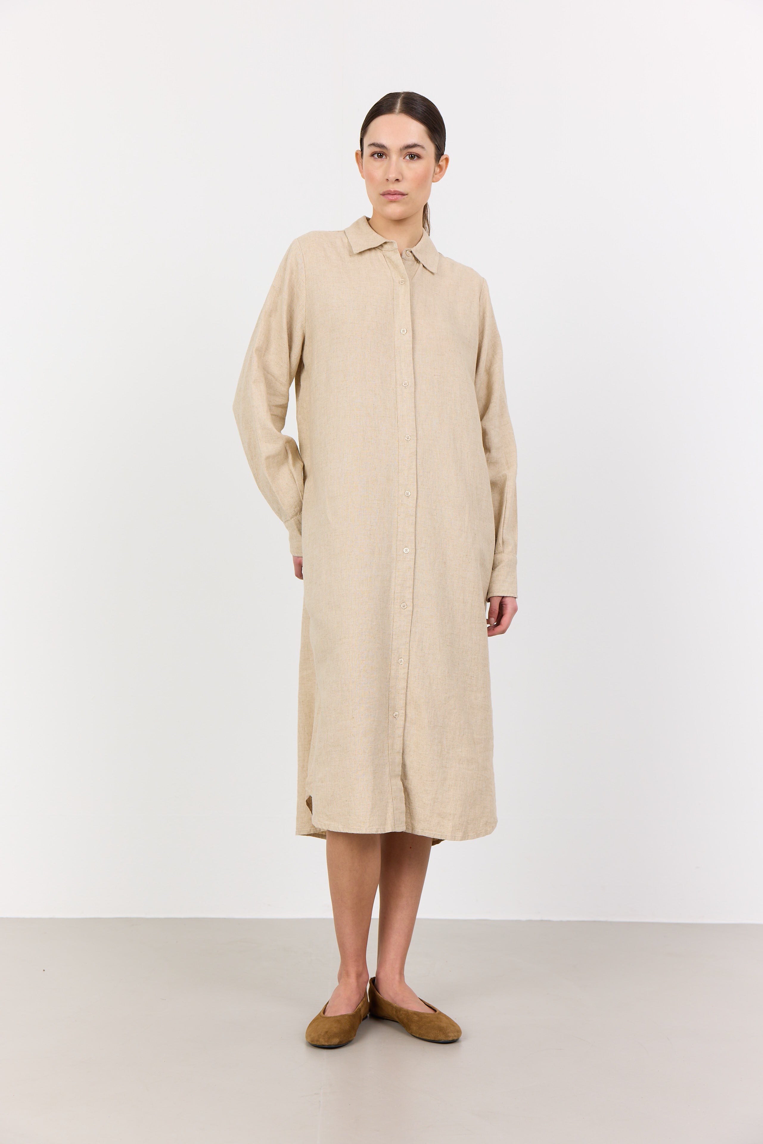 LR-Naja 35 Skjortekjole, Sand