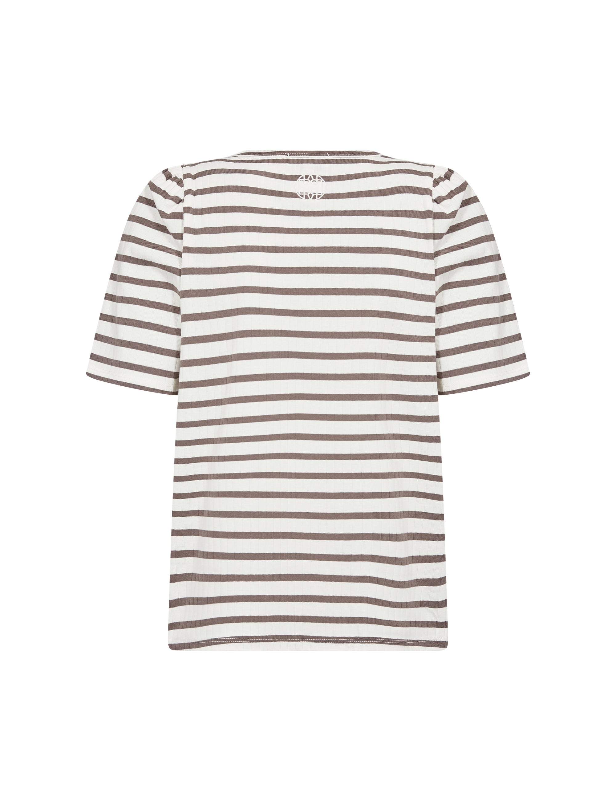 Leveté Room - LR-Neddie 1 t-shirt, brun/hvid