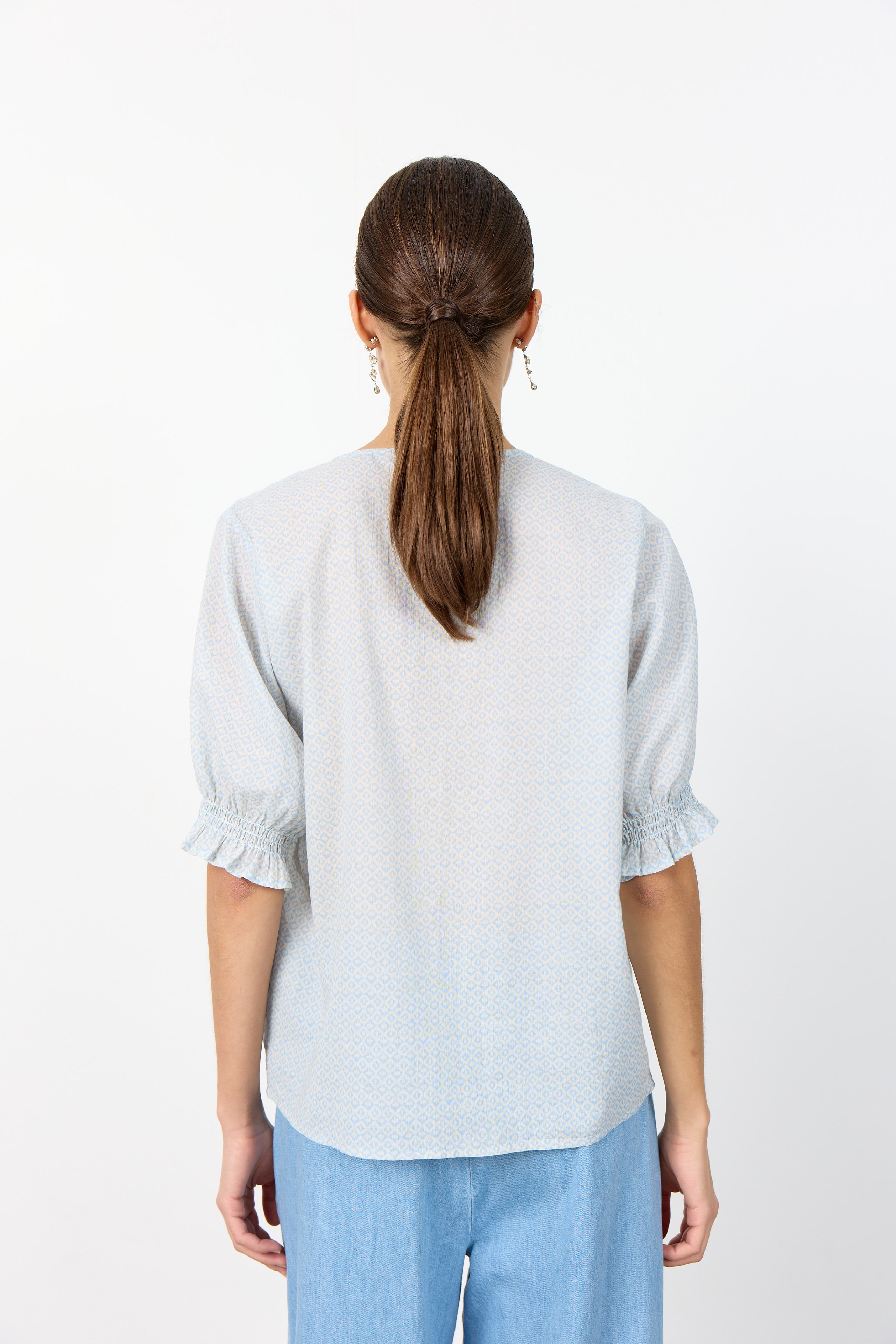 Leveté Room - LR-Palma 2 bluse, lyseblå