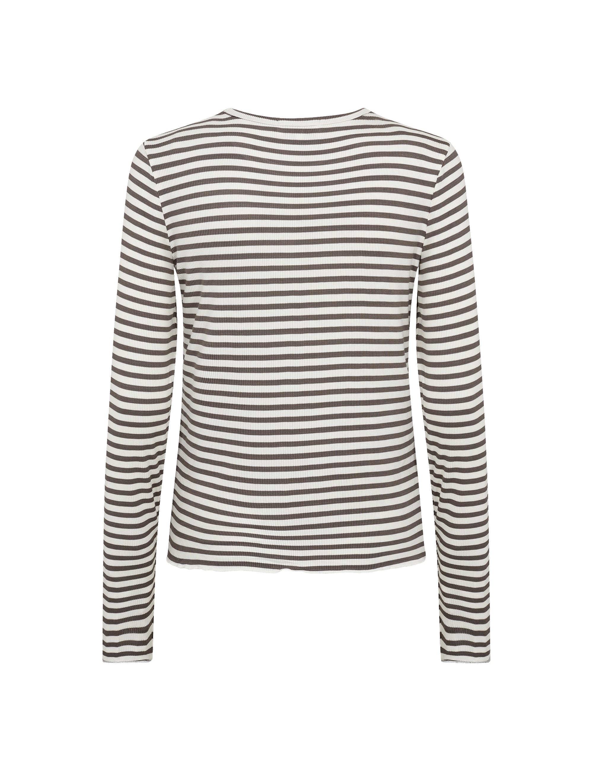 Leveté Room - LR-Ika 11 bluse, hvid/brun