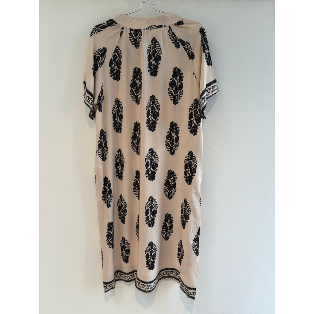 Wilto - Viskose kjole med Print og Lommer