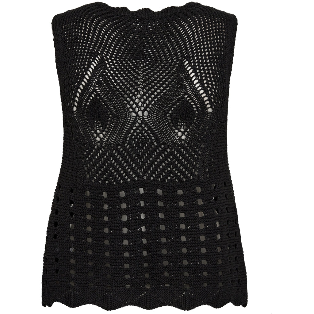 NakitaGO Top i Sort – Hæklet top fra Gossia