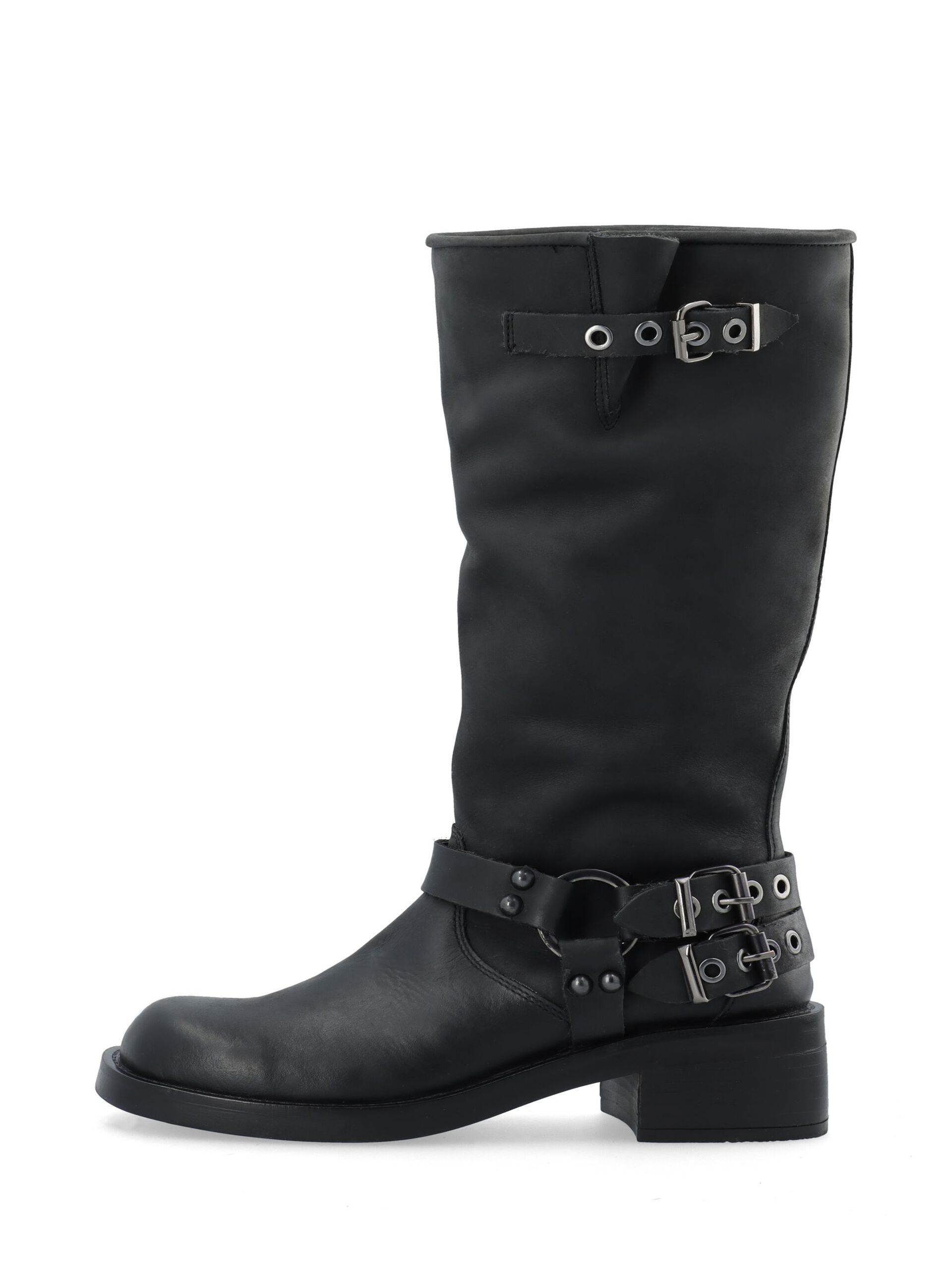 Biaharper Biker Boot Pull Up fra Bianco