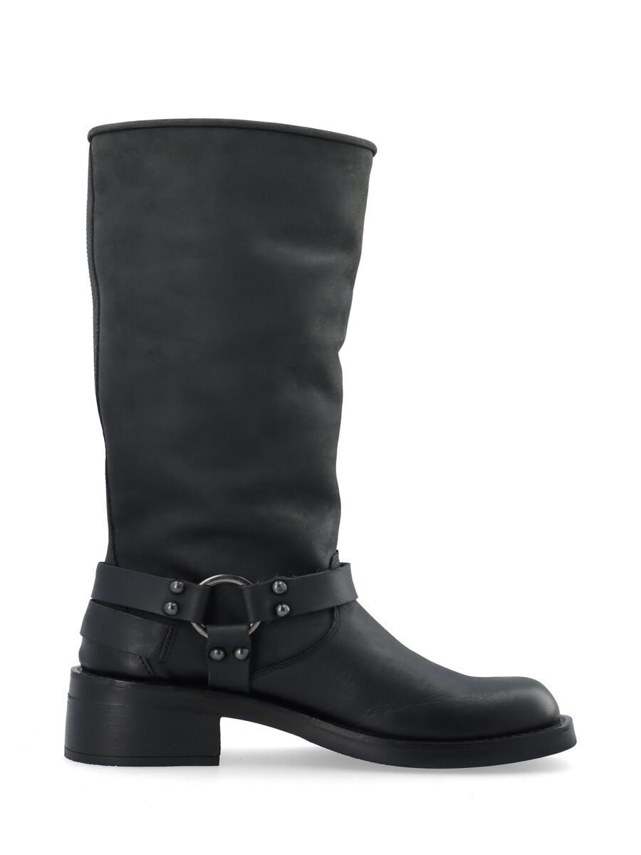 Biaharper Biker Boot Pull Up fra Bianco