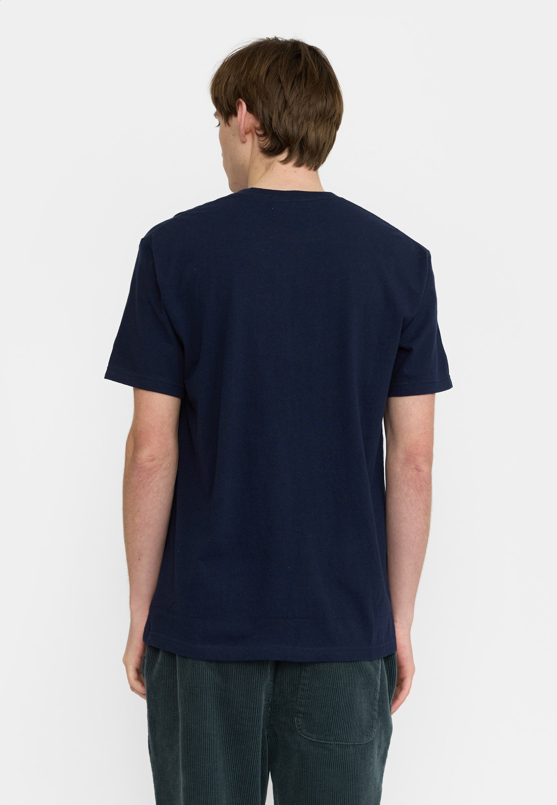 Revolution - Application T-shirt i Navy Melange