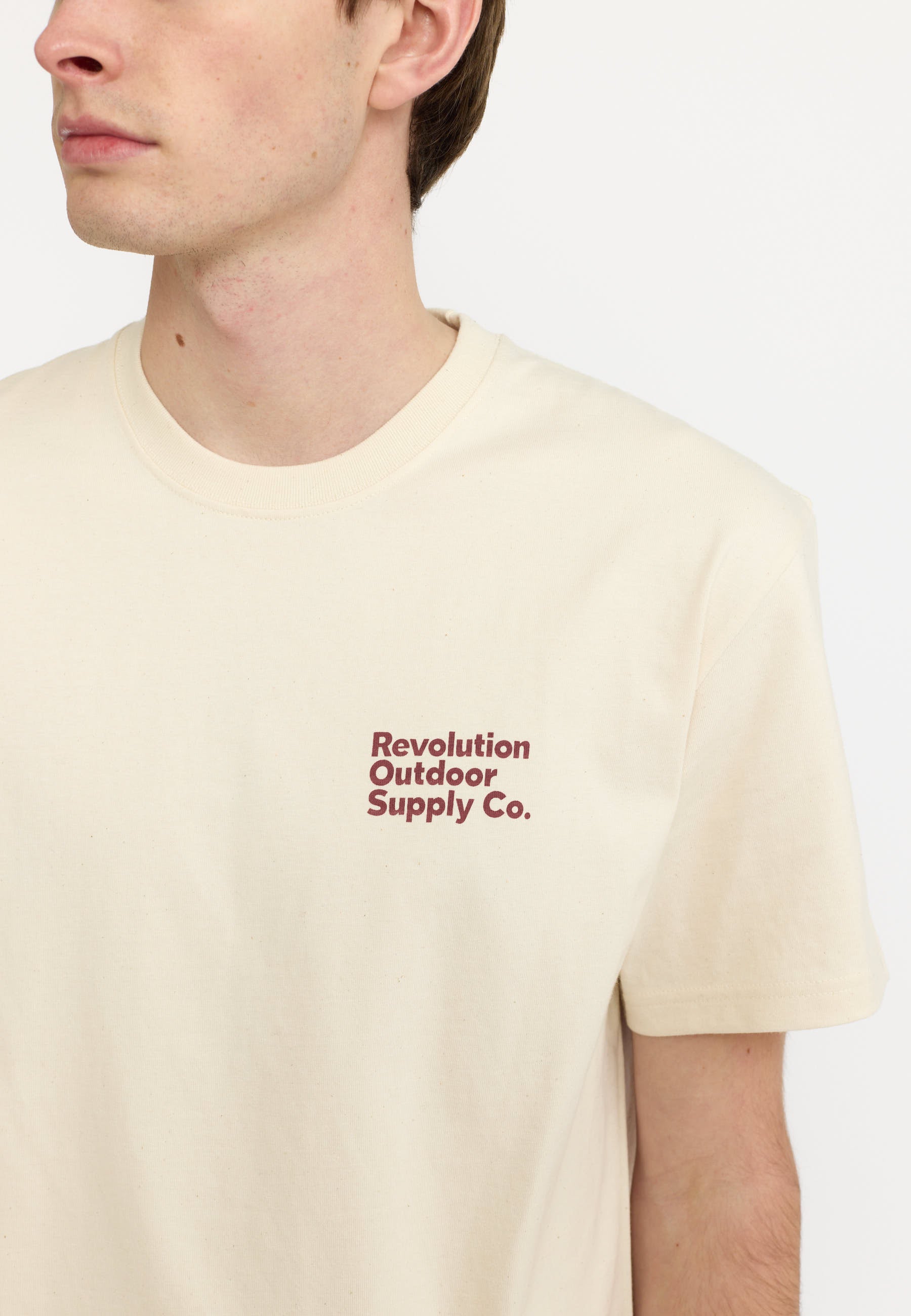 Revolution - Mou T-shirt med rygprint
