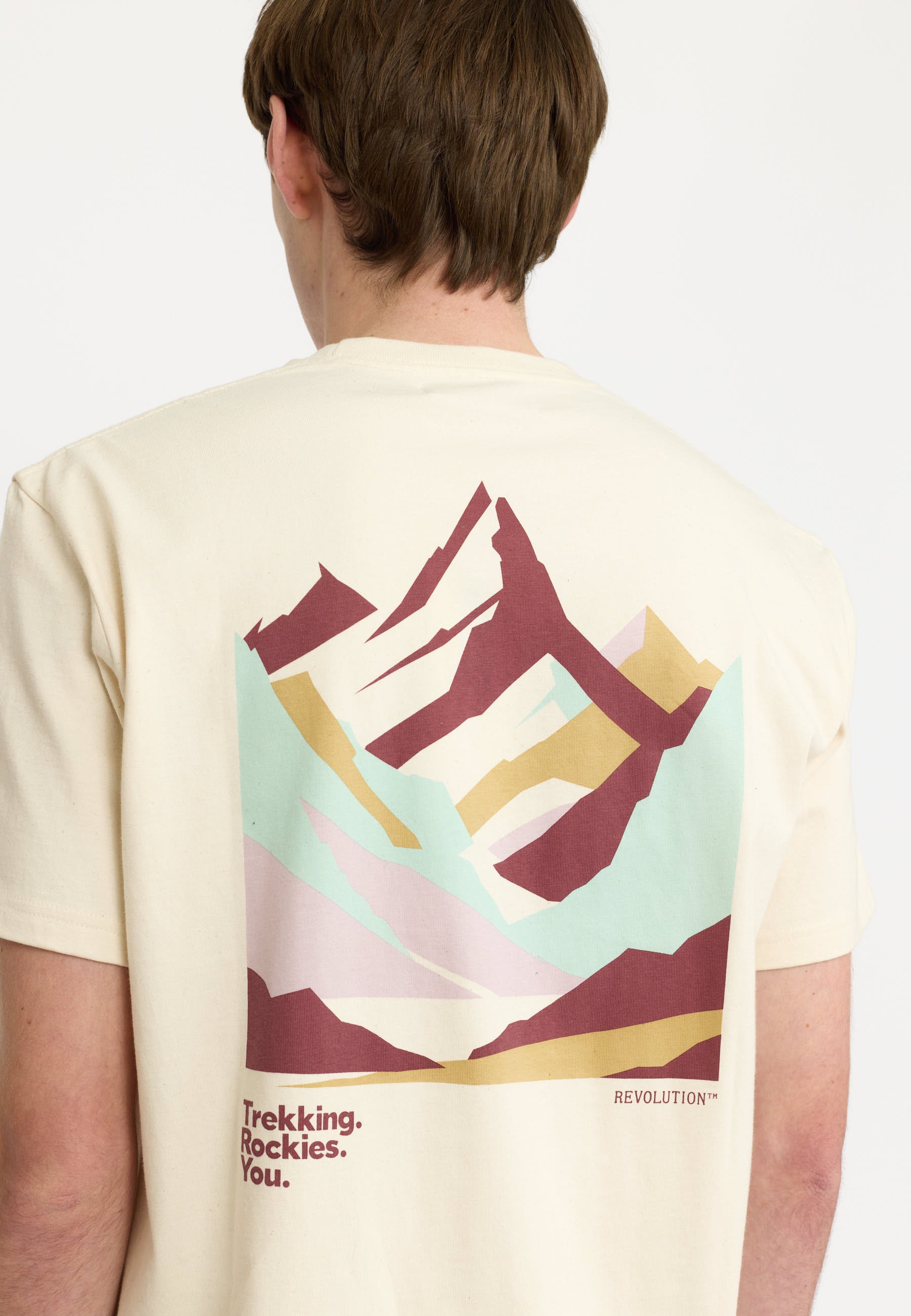 Revolution - Mou T-shirt med rygprint