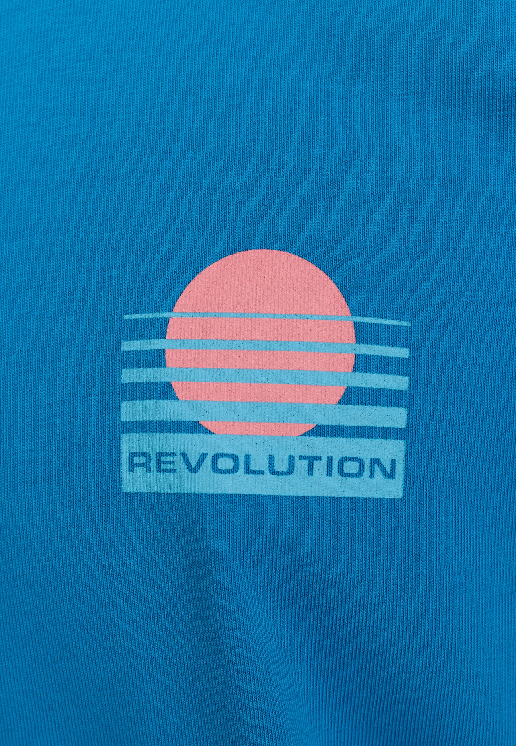 Revolution - Printed T-shirt Blå