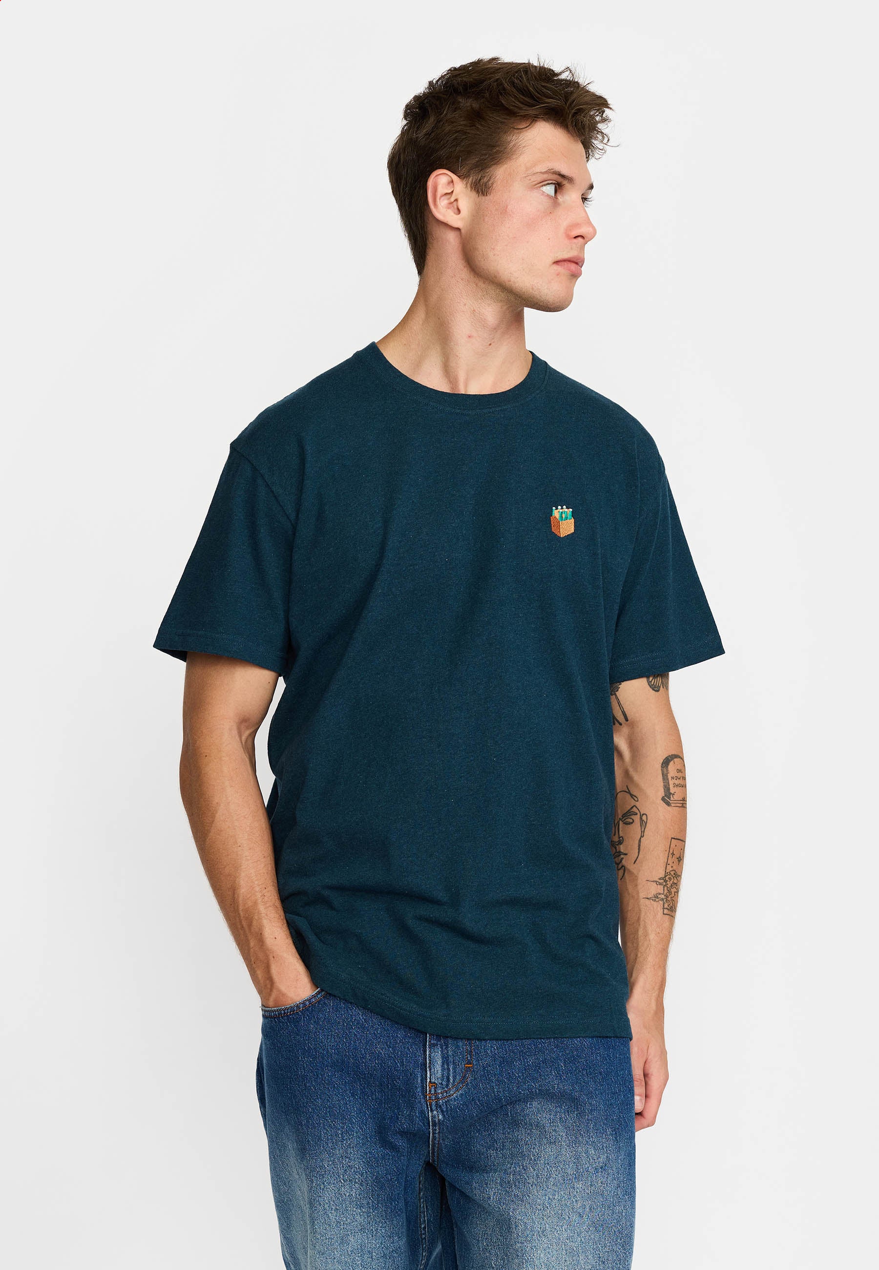 Revolution - Application T-Shirt Darkpetrol