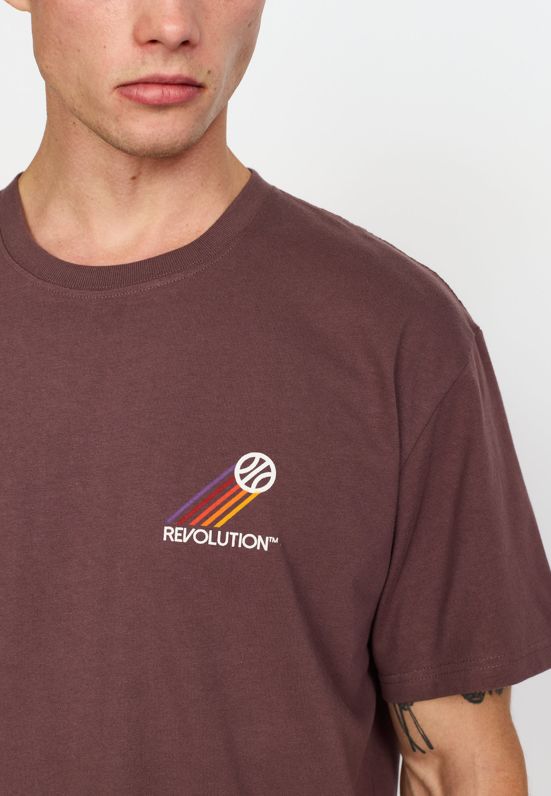 Revolution - Printed T-shirt Spo Dustpurple