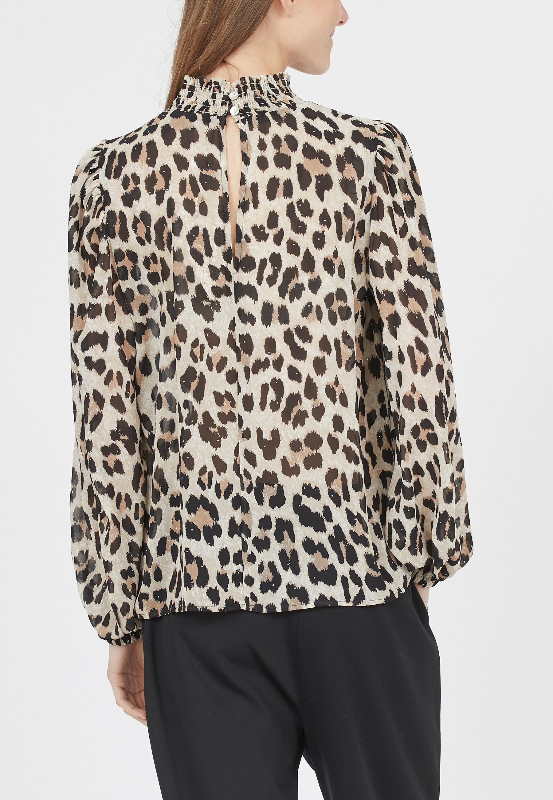 Love1077-1 Bluse, Leopard