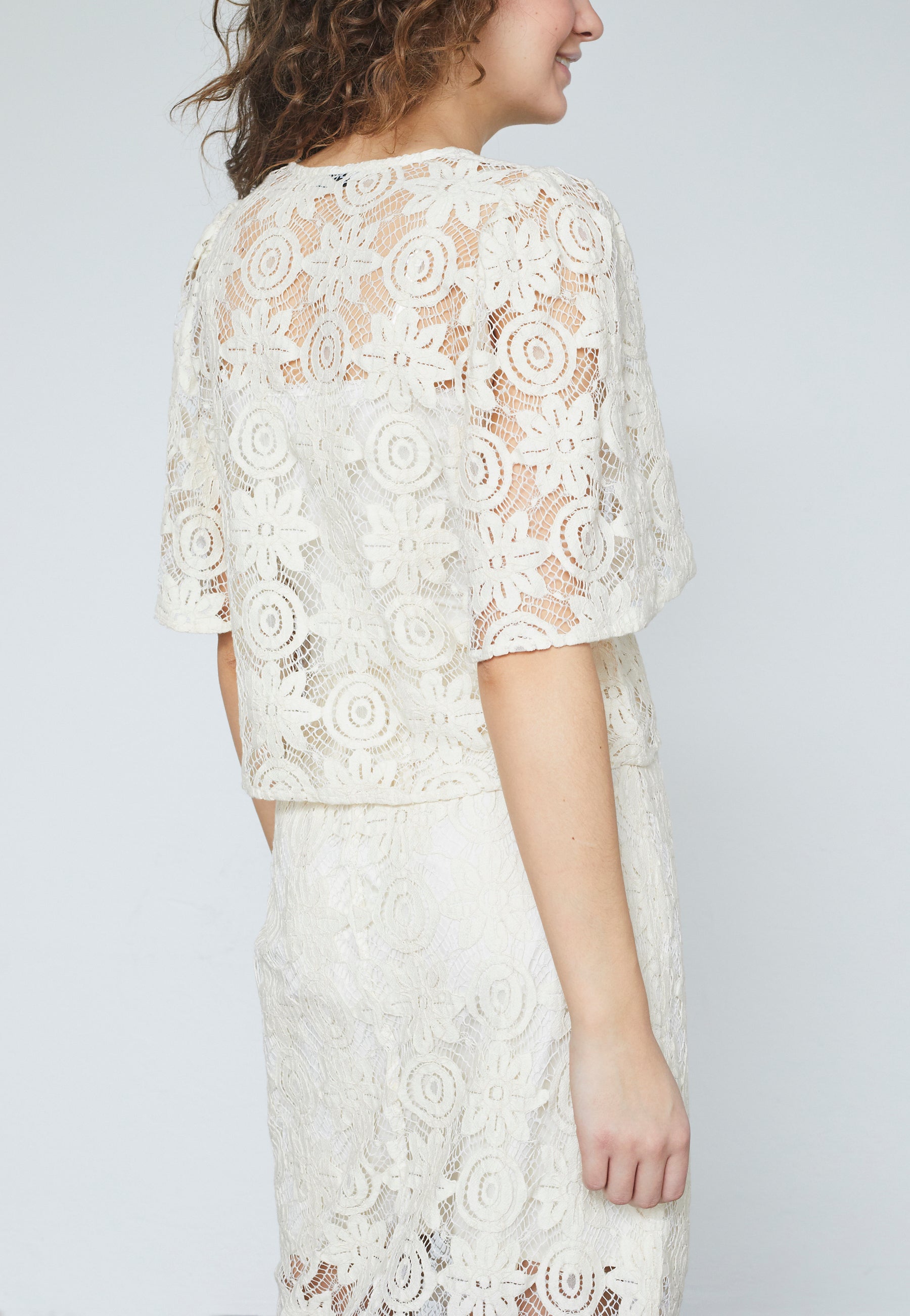 Love&divine Love1313 Bluse – Blonde i Offwhite