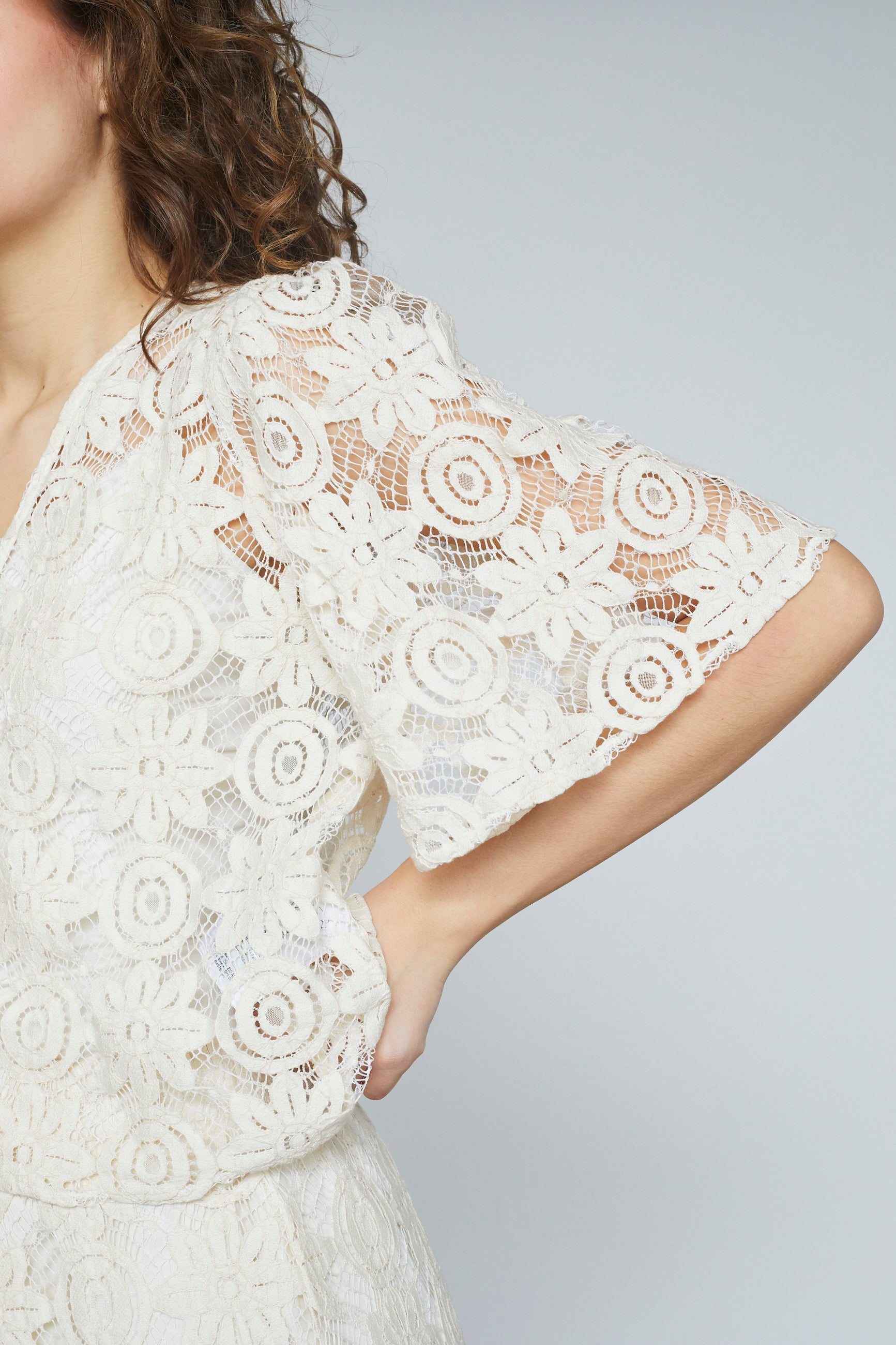 Love&divine Love1313 Bluse – Blonde i Offwhite