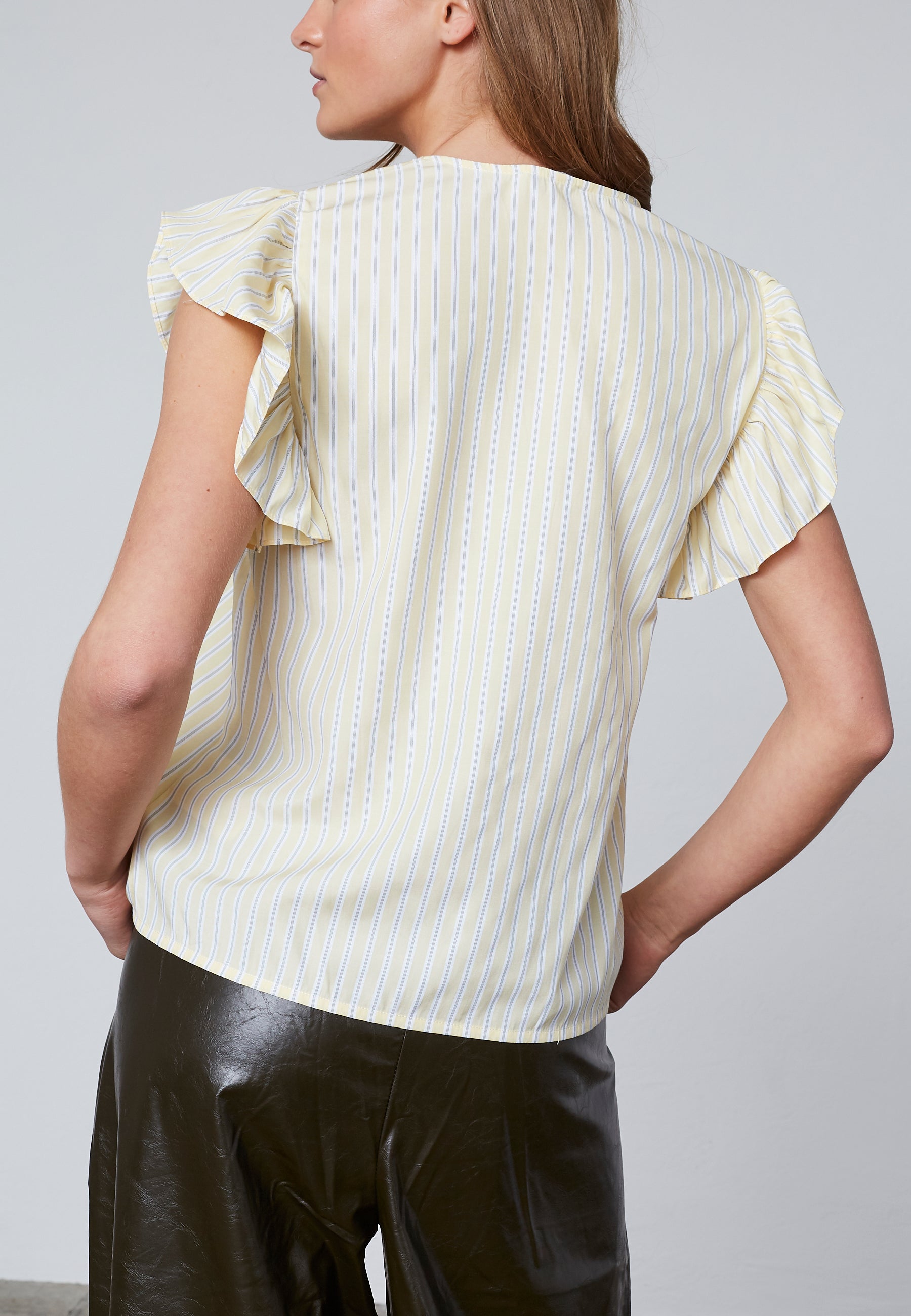 Love&divine Love1382 Top – Banana Stribe Sommertop