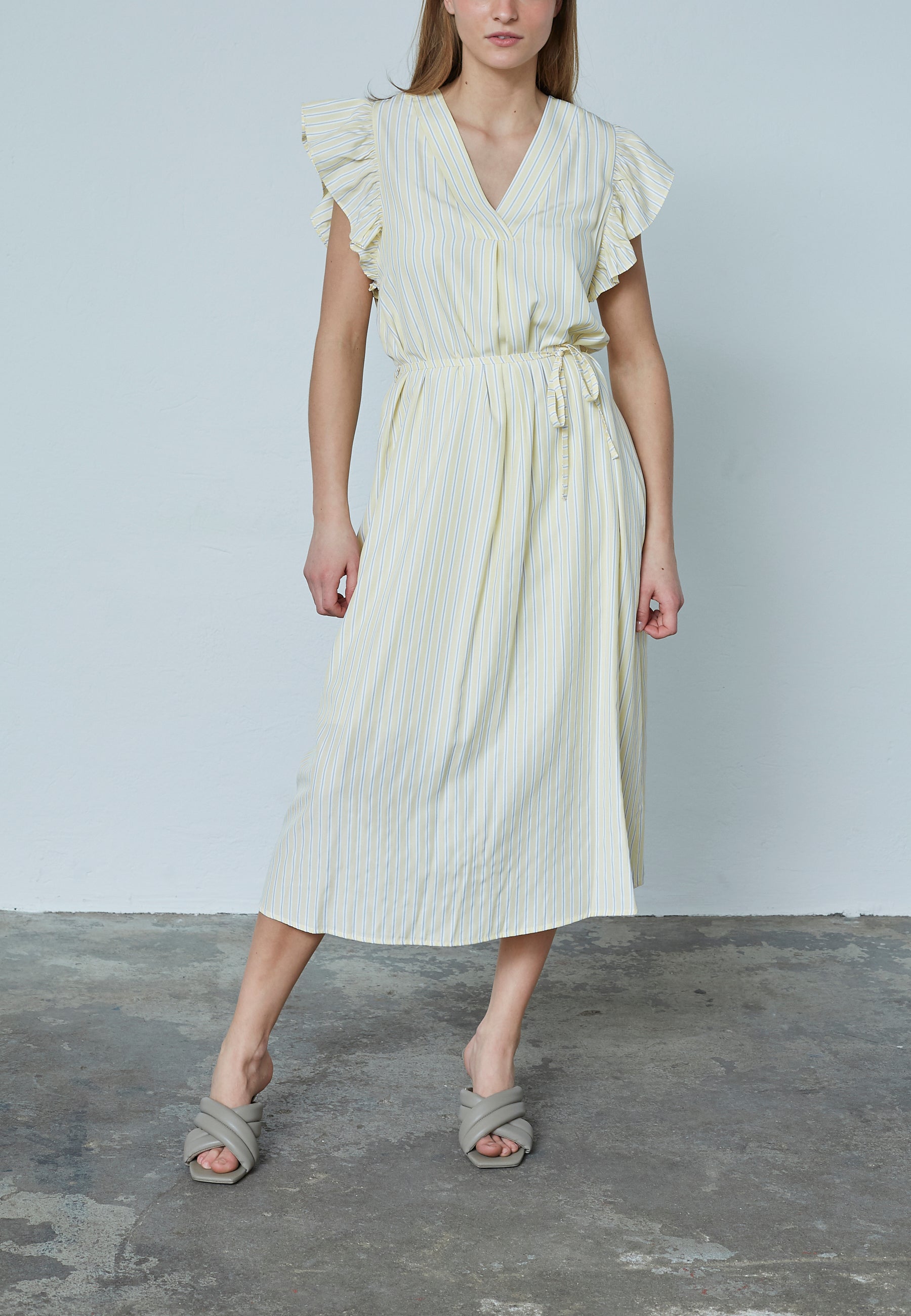 Love&divine Love1383 Kjole – Banana Stripe