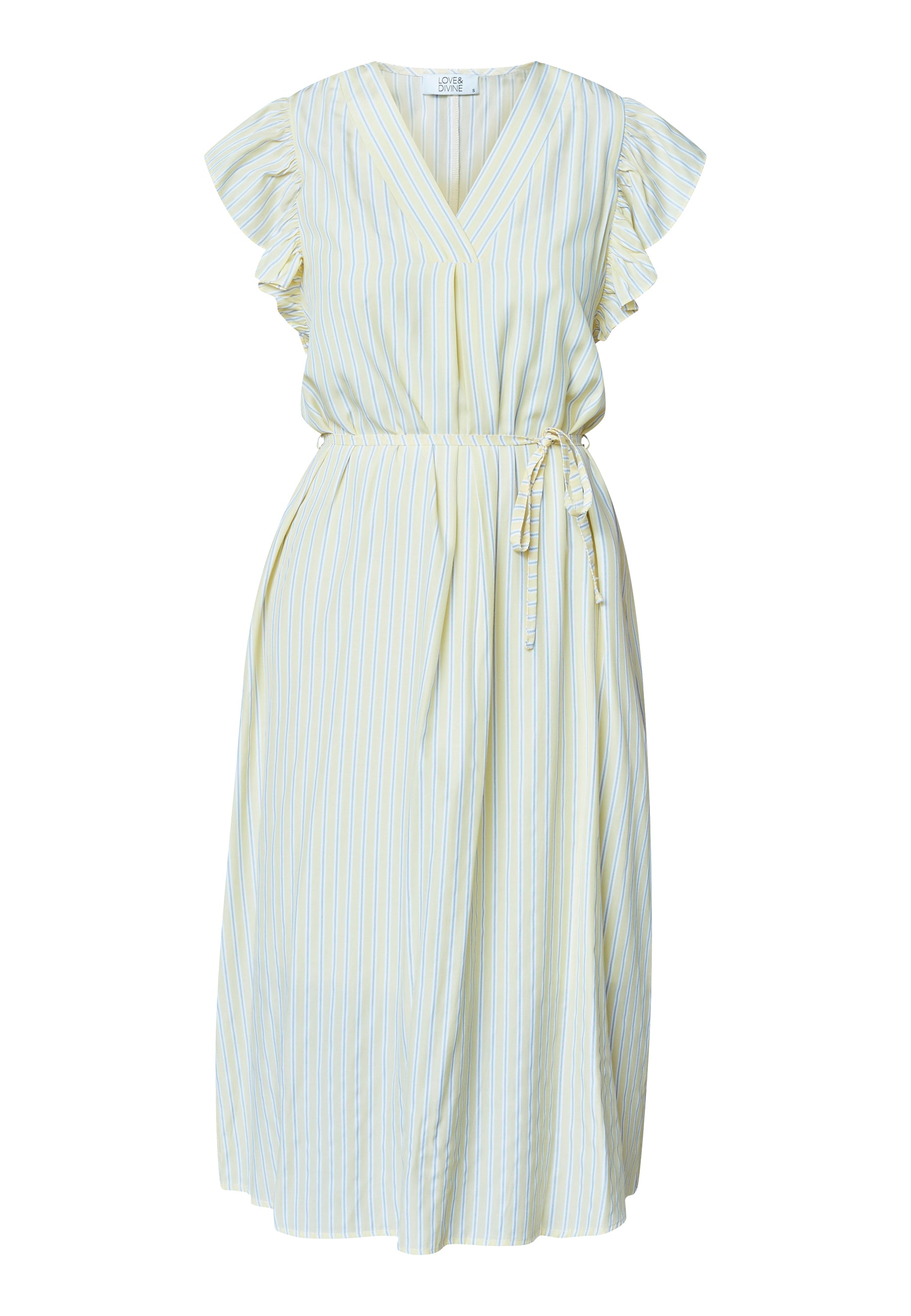 Love&divine Love1383 Kjole – Banana Stripe
