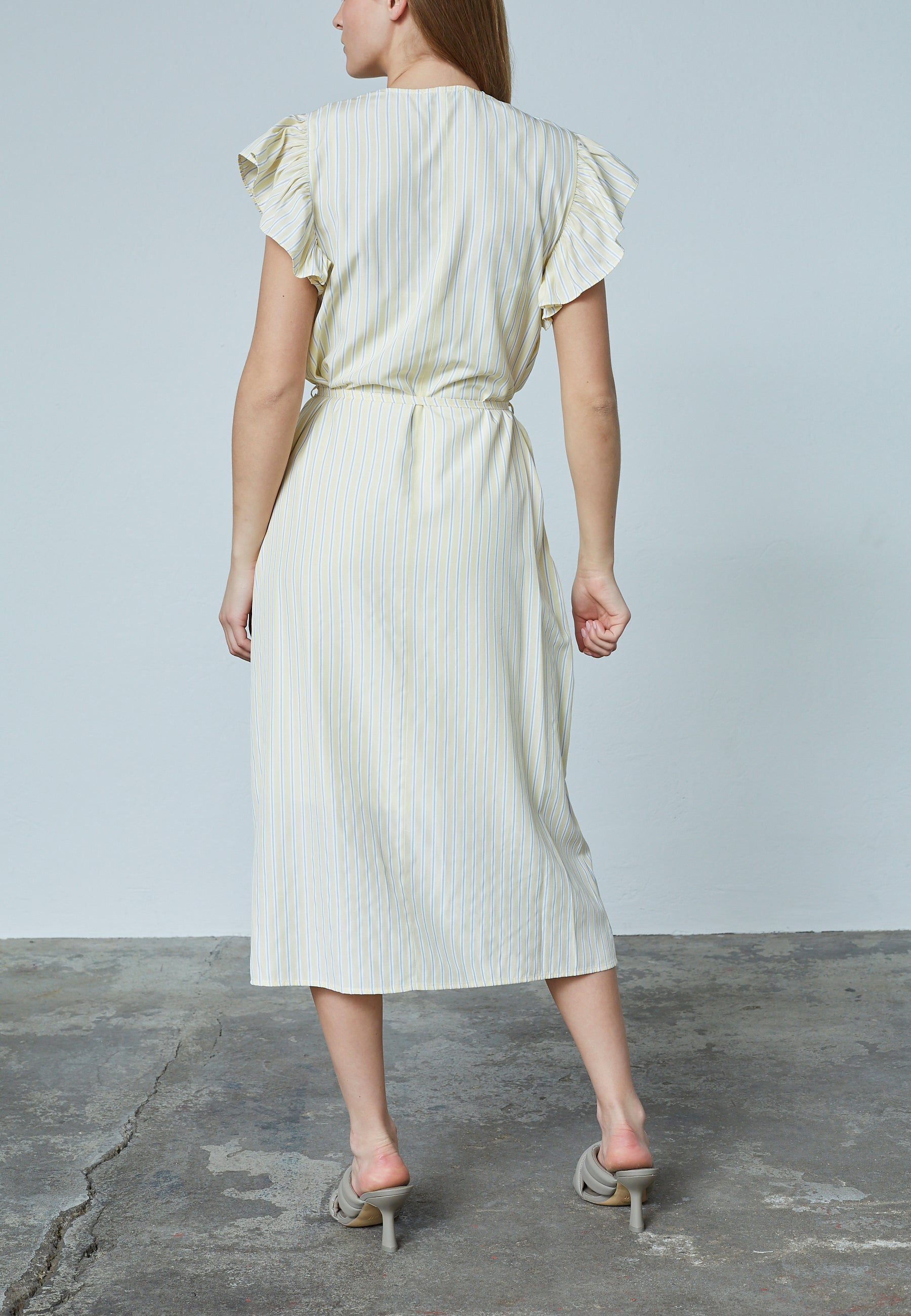 Love&divine Love1383 Kjole – Banana Stripe