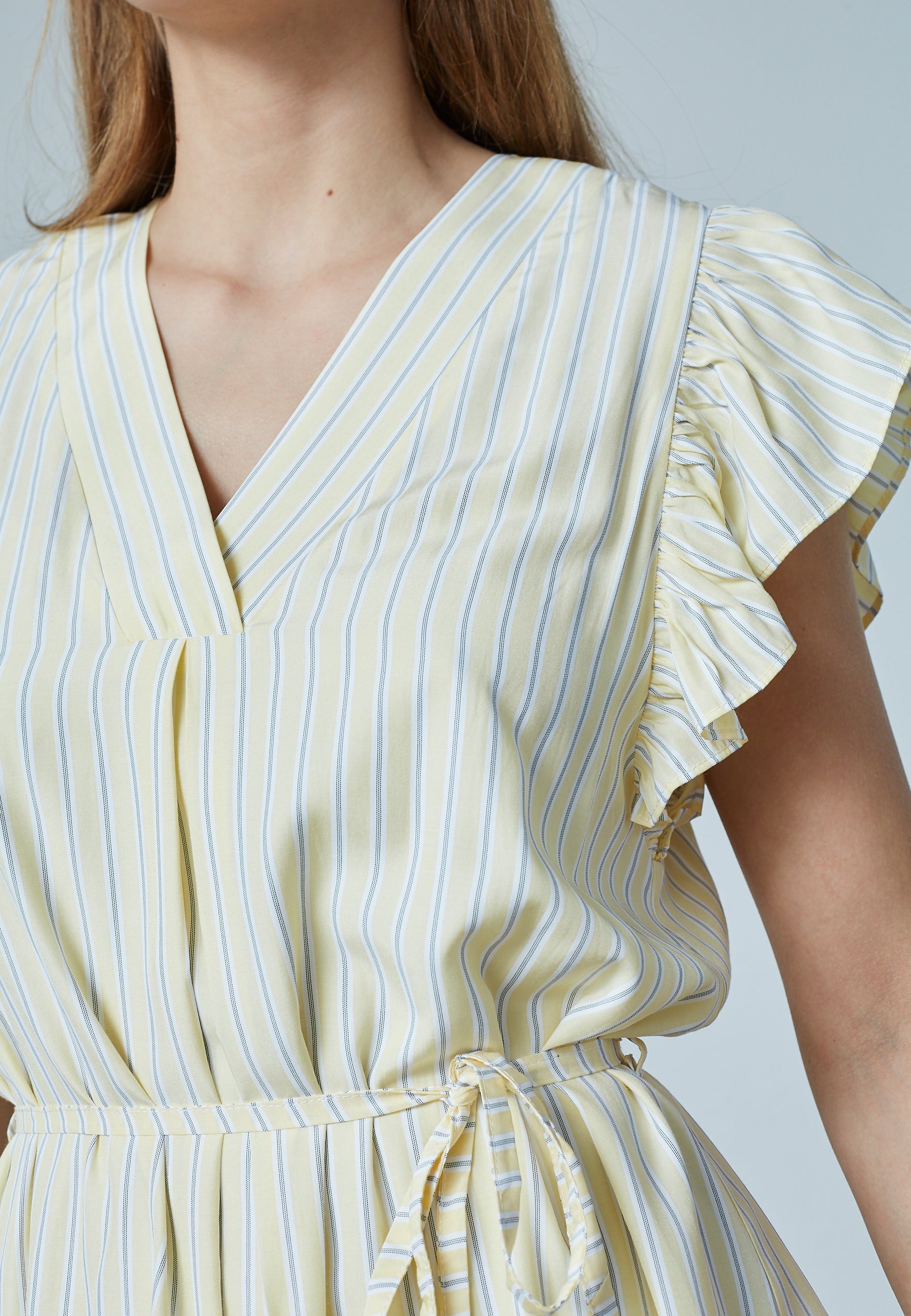 Love&divine Love1383 Kjole – Banana Stripe