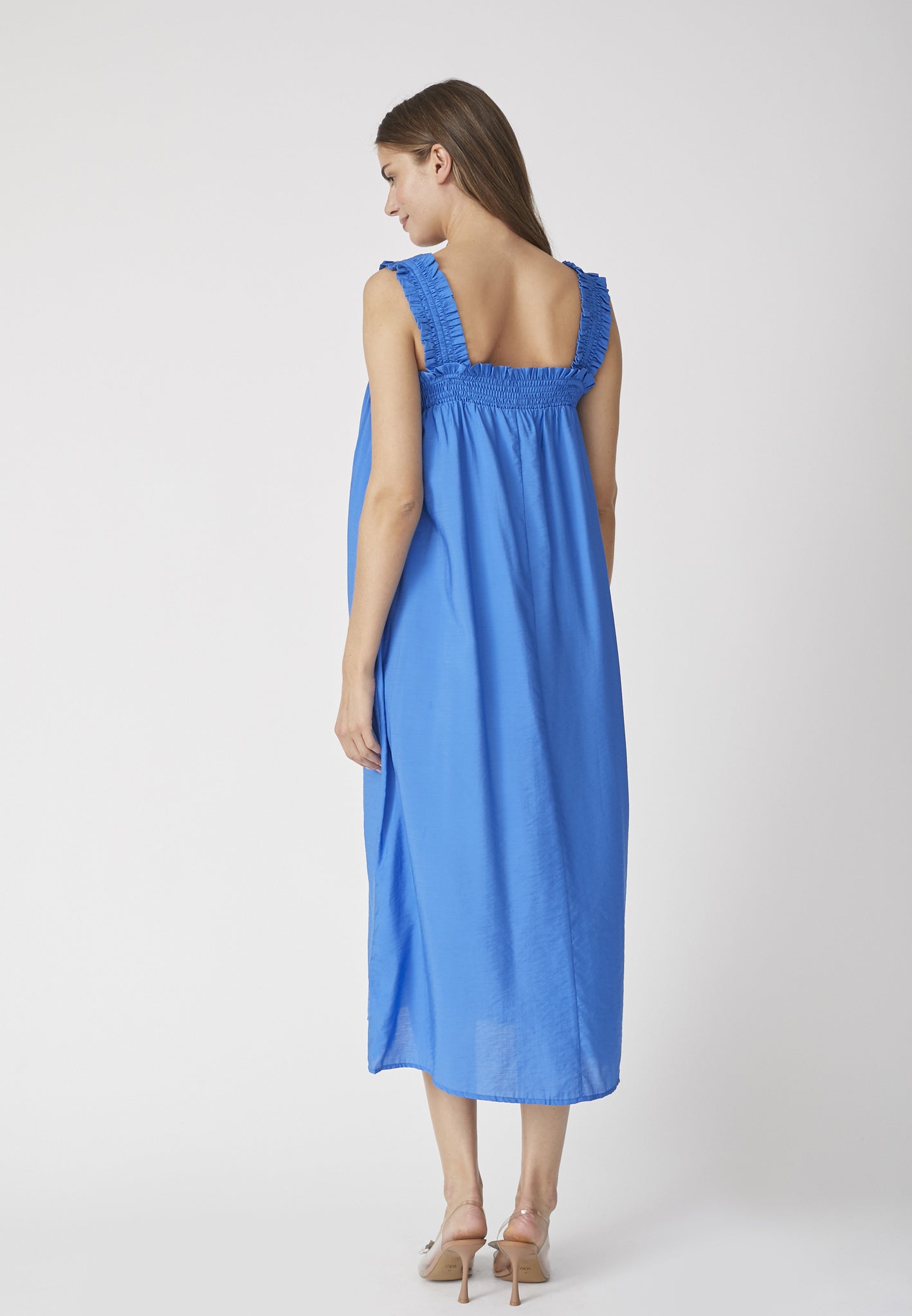 Co' Couture - CallumCC Smock Strap Dress, New Blue