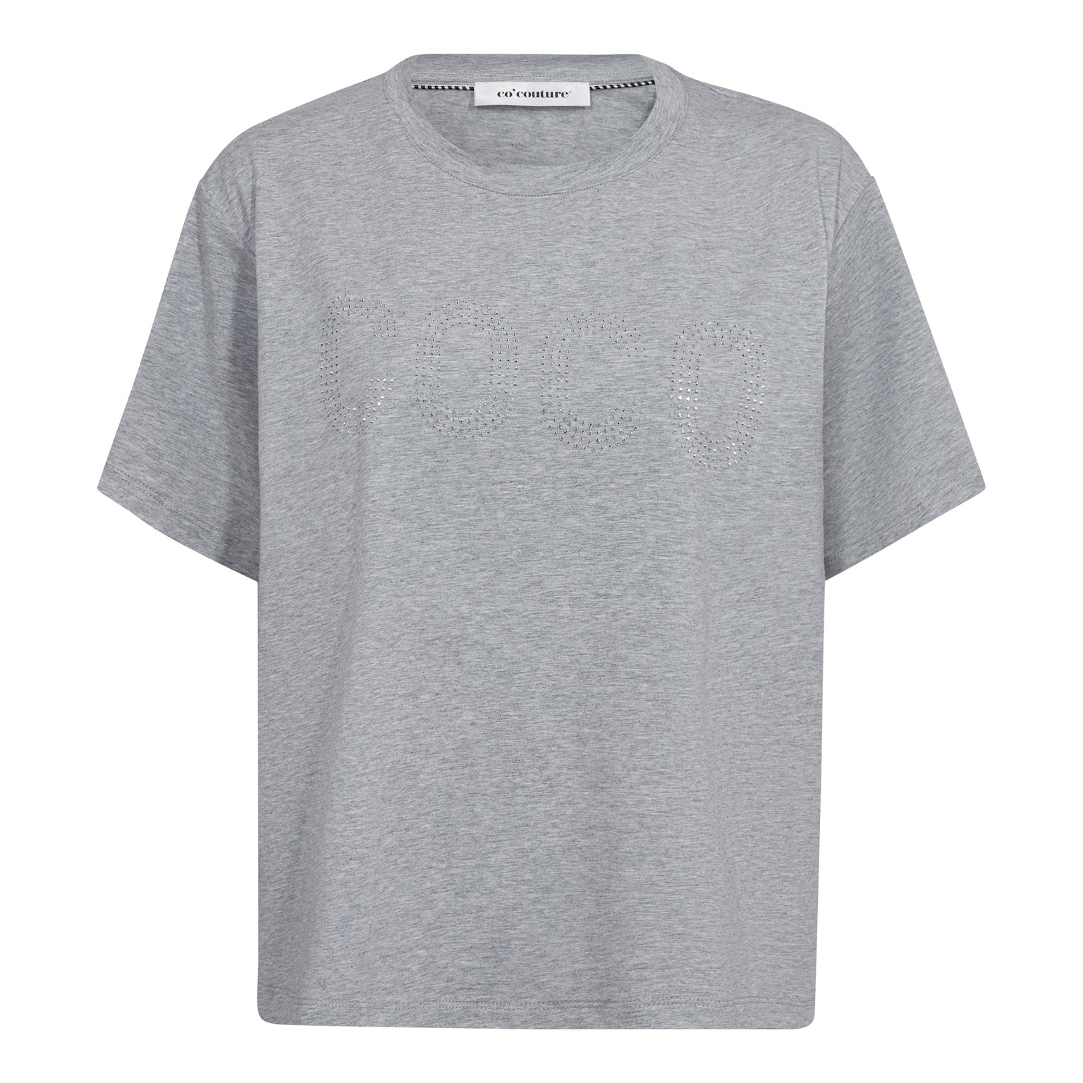 Co' Couture - CocoCC Stone Tee - Grey Melange