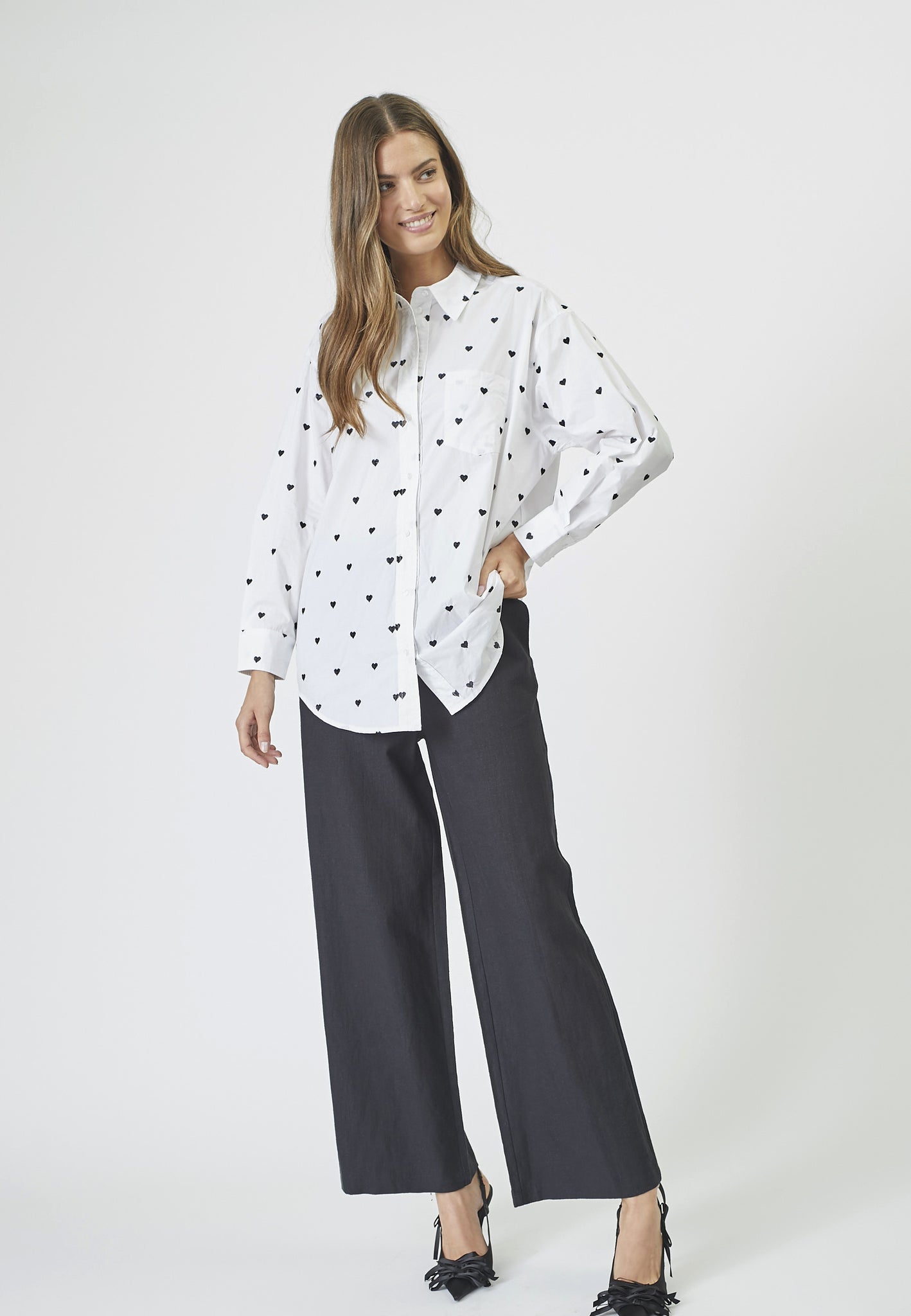 Co' Couture - HeartCC Oversize Shirt