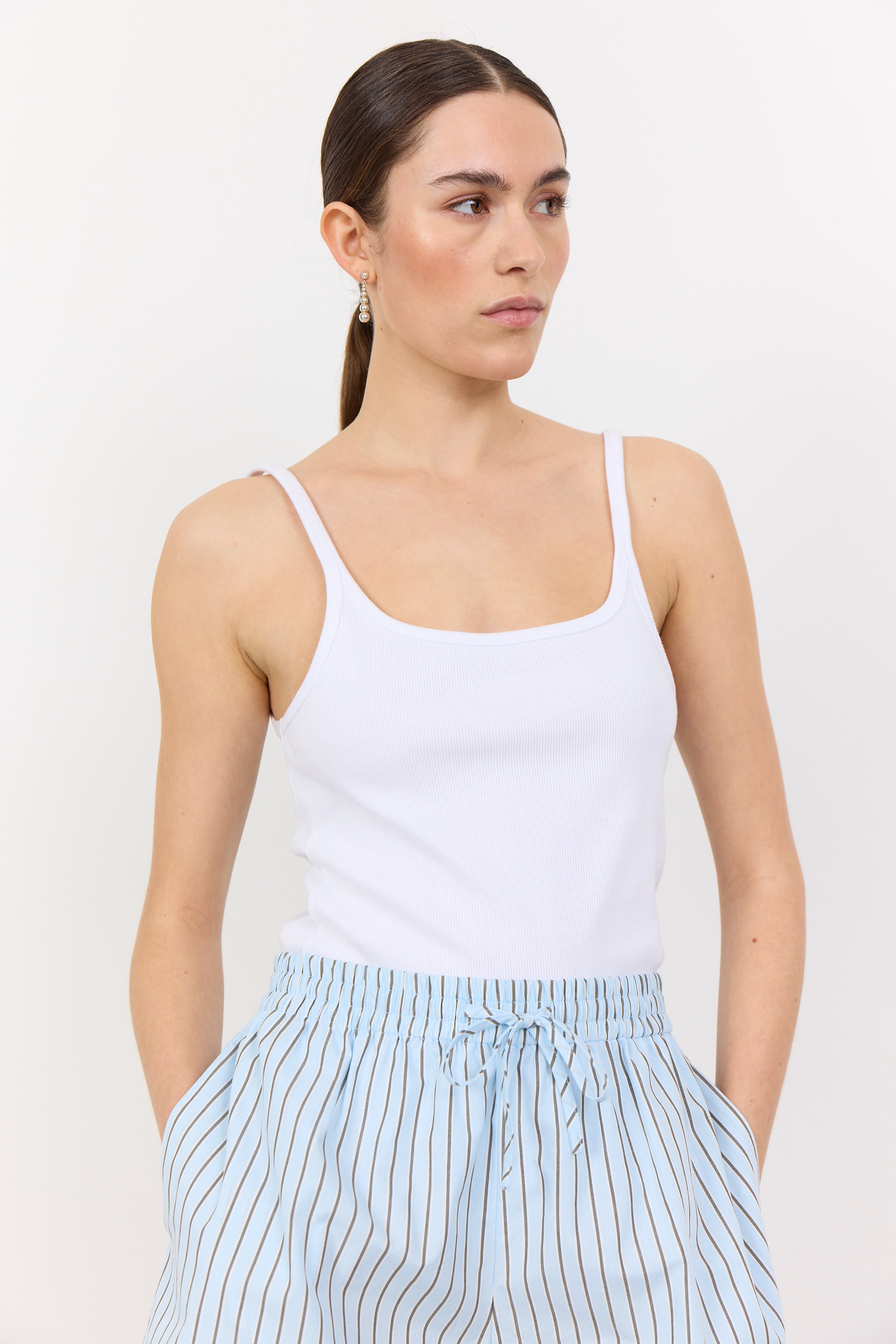 Hvid LR-Numbia 14 Tanktop – Leveté Room