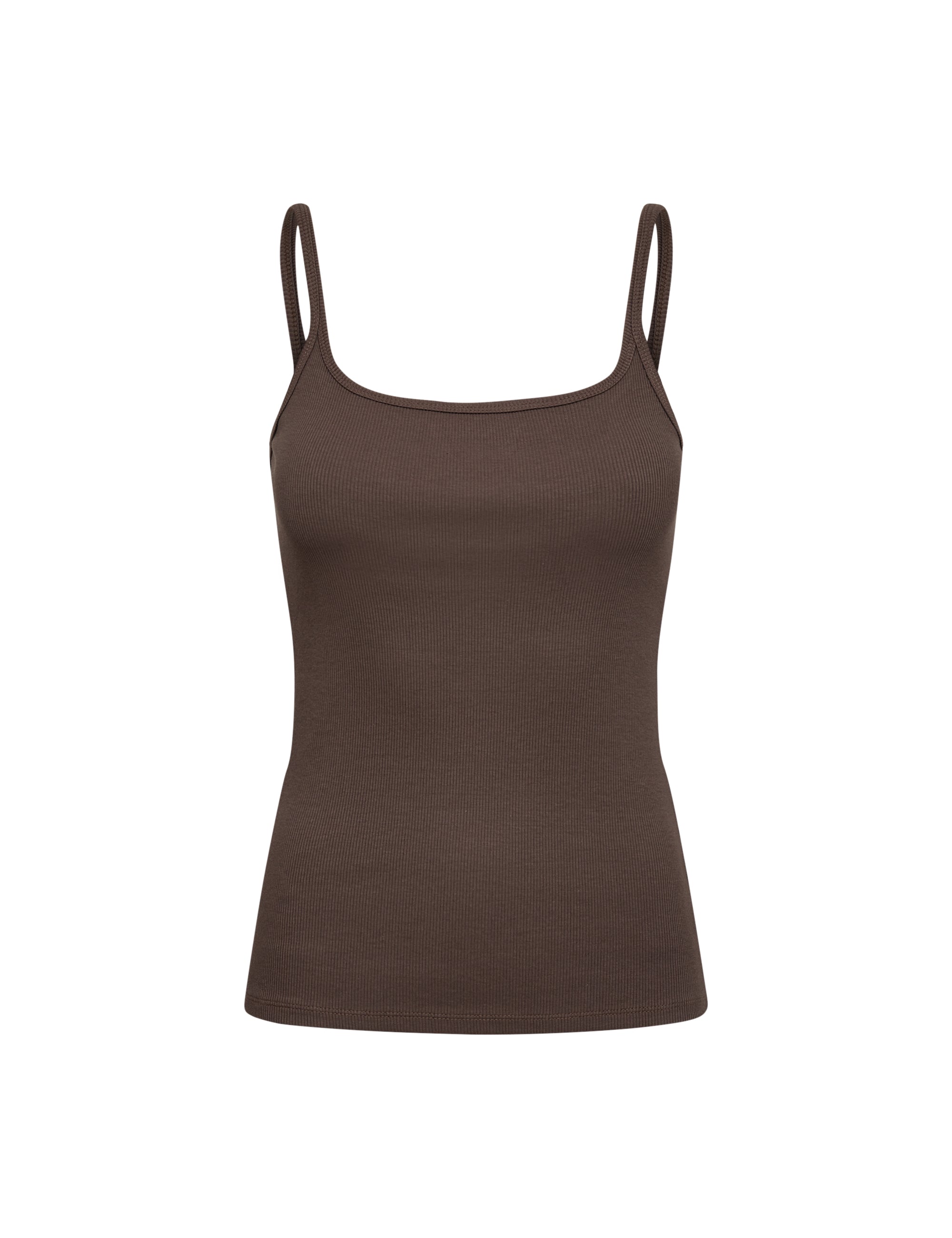 LR-Numbia 14 Tanktop i Mørkebrun – Leveté Room