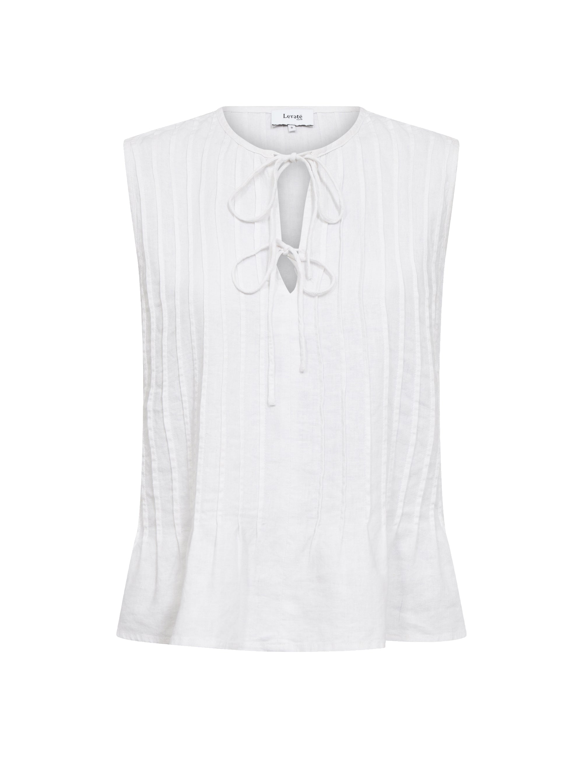 Leveté Room LR-Naja 49 Hvid – Let Top i Hør