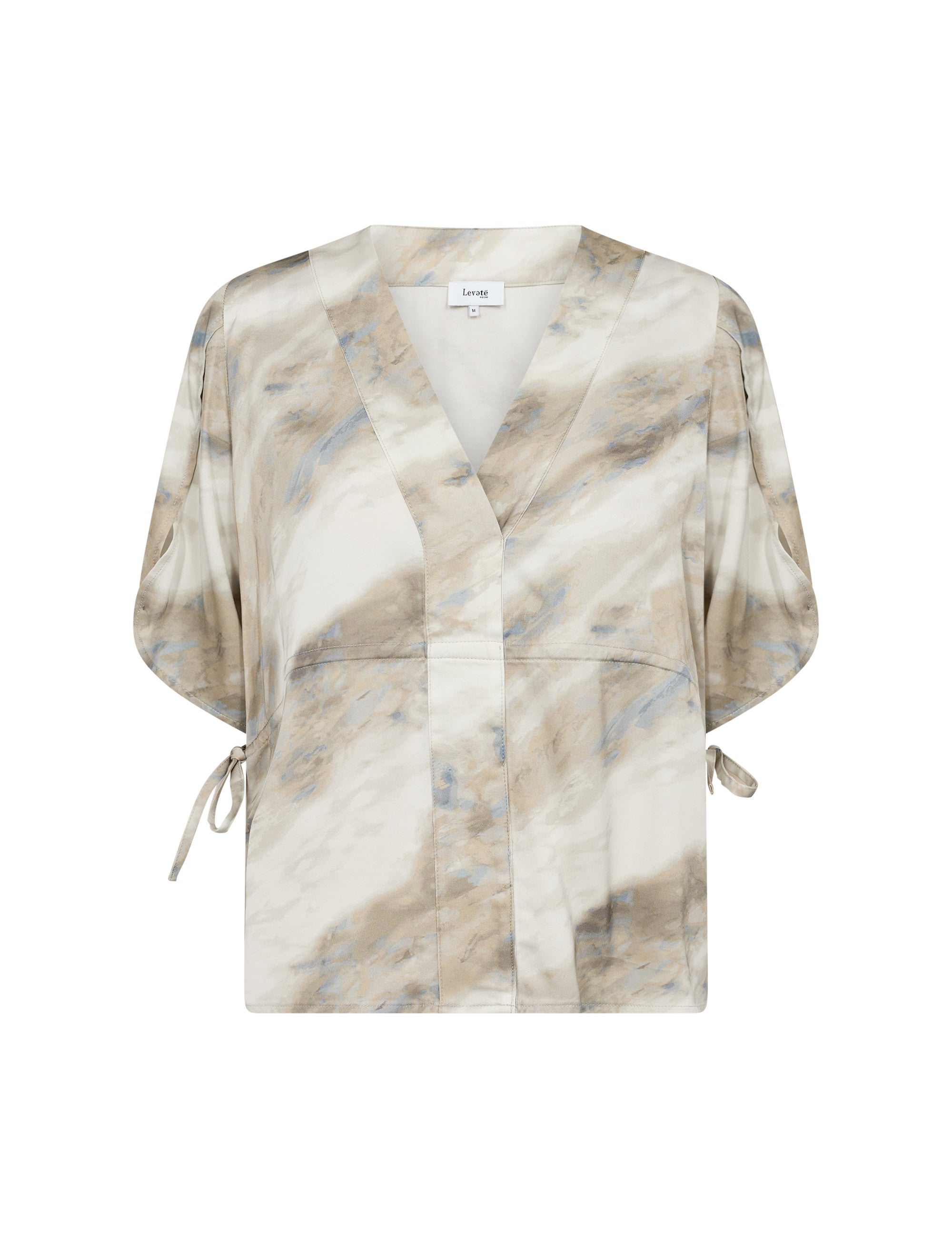 LR-Luisa 1 – mønstret bluse i viskose | Leveté Room