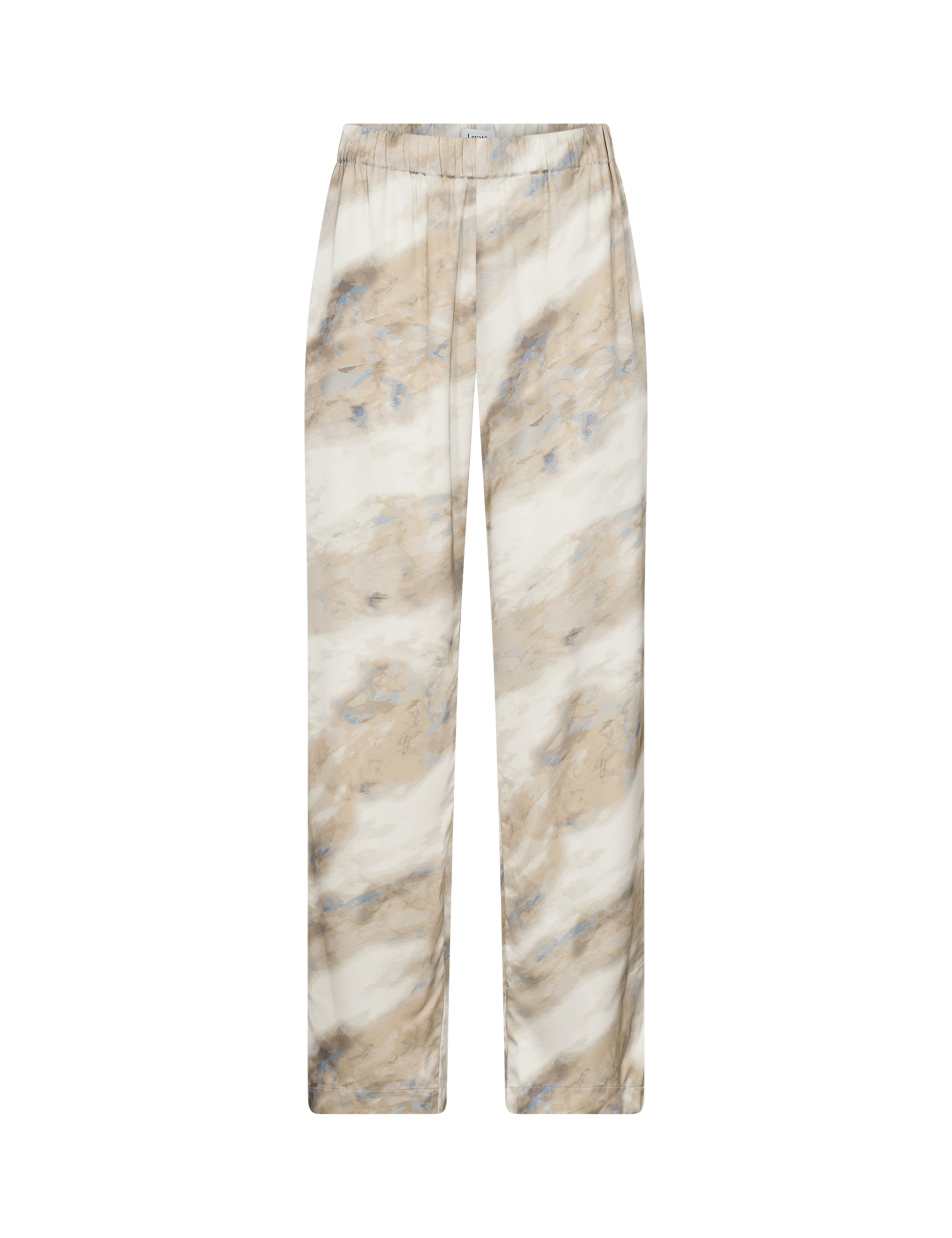 LR-Luisa 2 – mønstrede bukser i viskose | Leveté Room