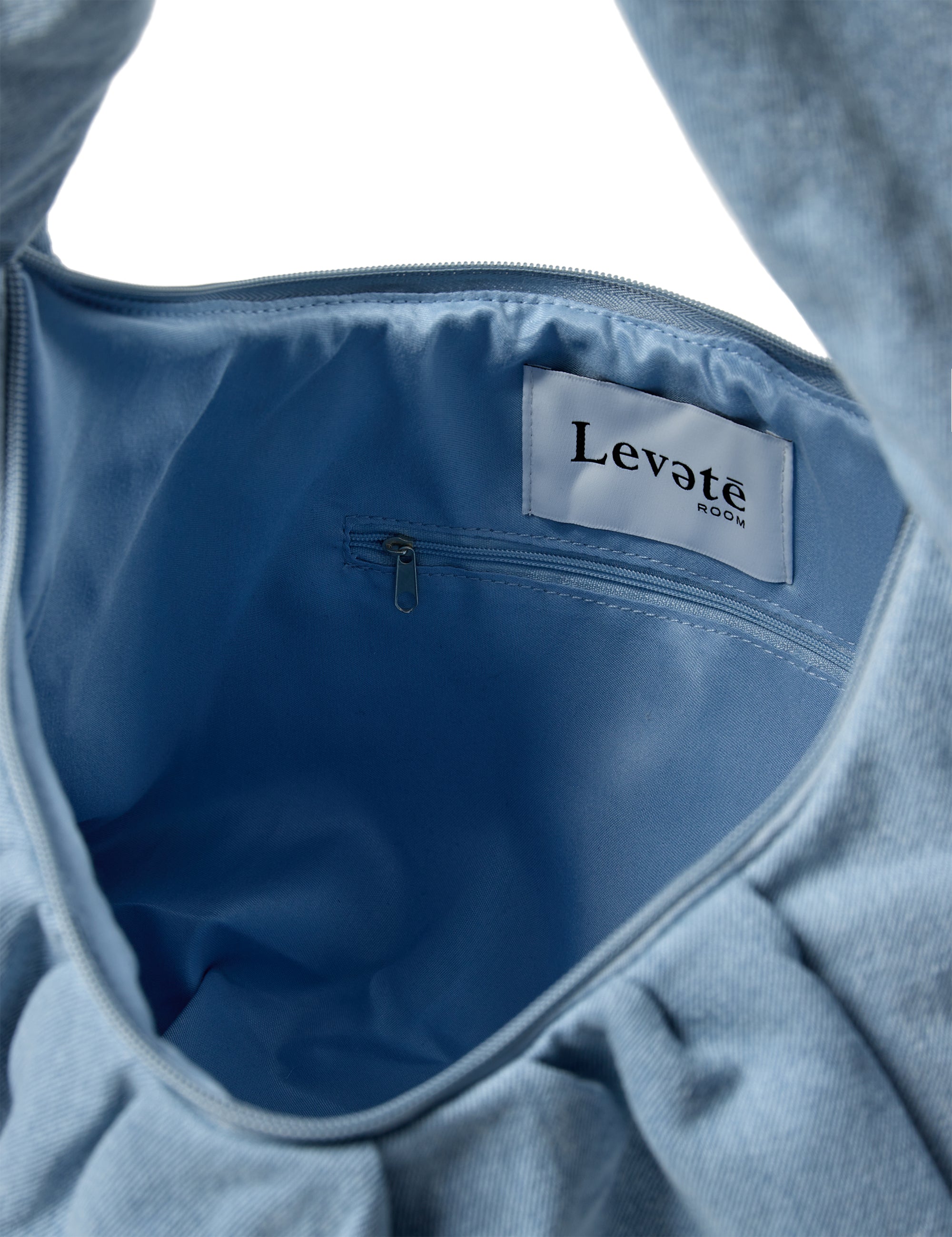 LR-Lamar 1 – denimblå bomuldstaske | Leveté Room