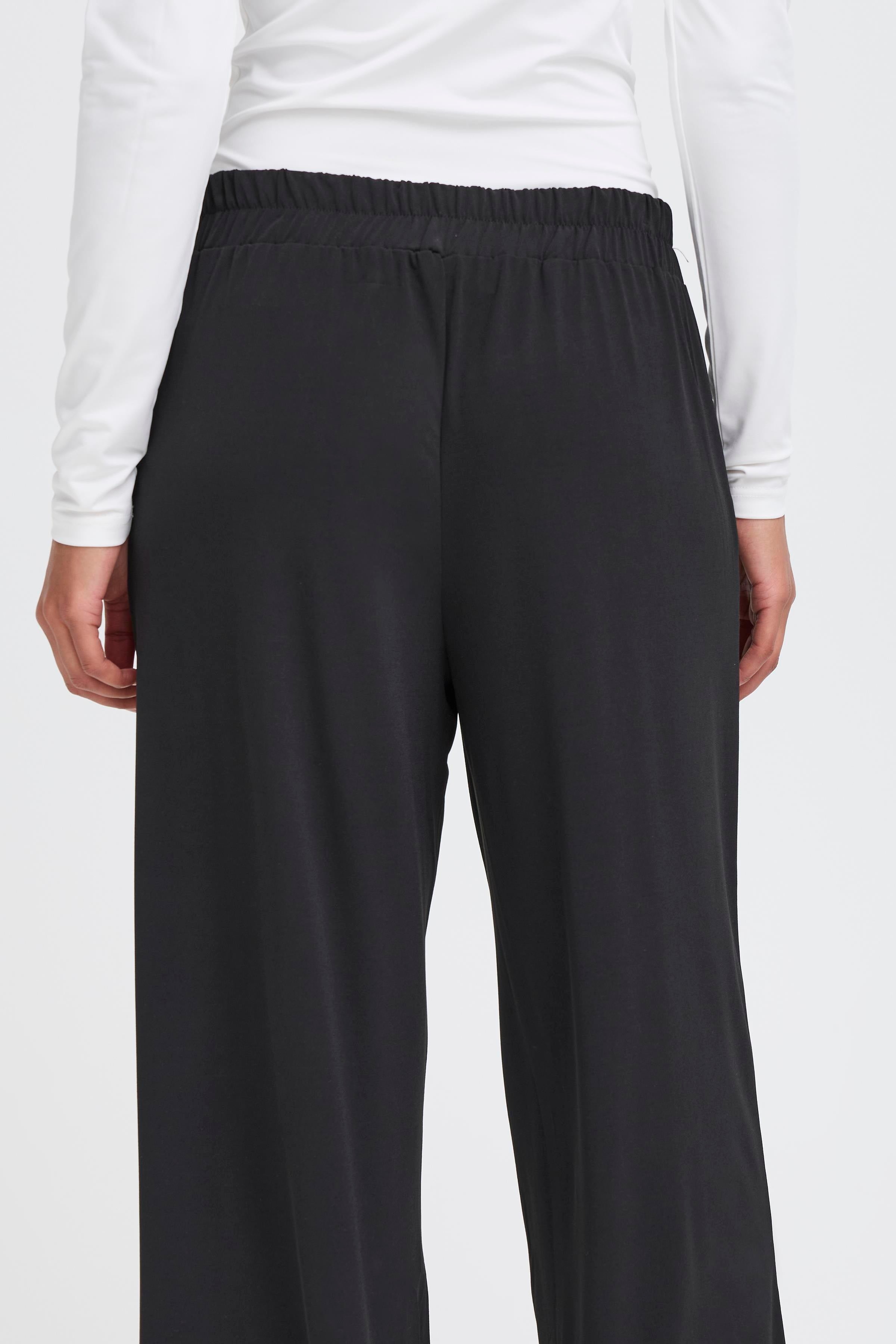 Ichi IHLima Pant i Sort – Komfortabel Buks