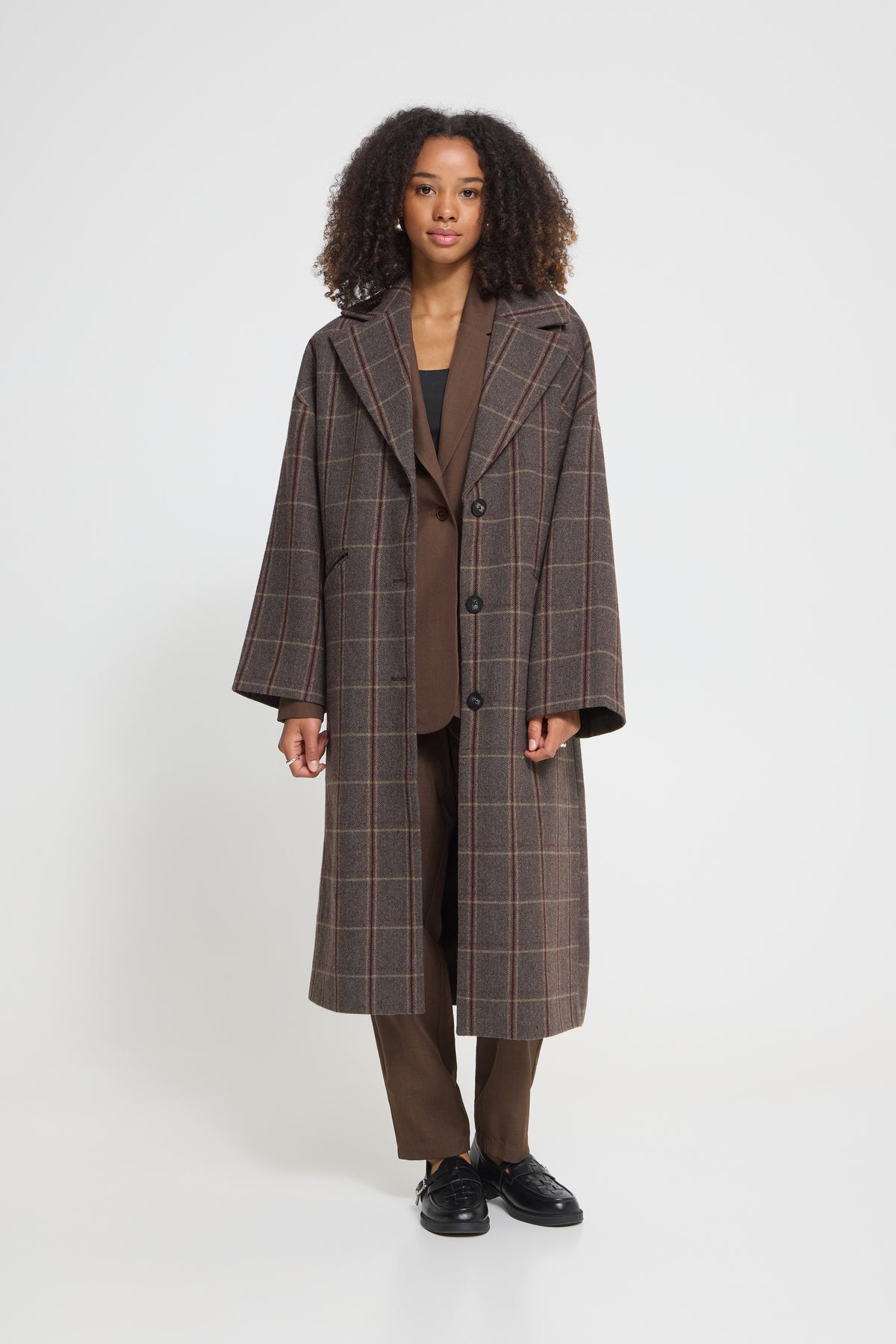 Ichi - IHEmmalu Jakke Brown Check