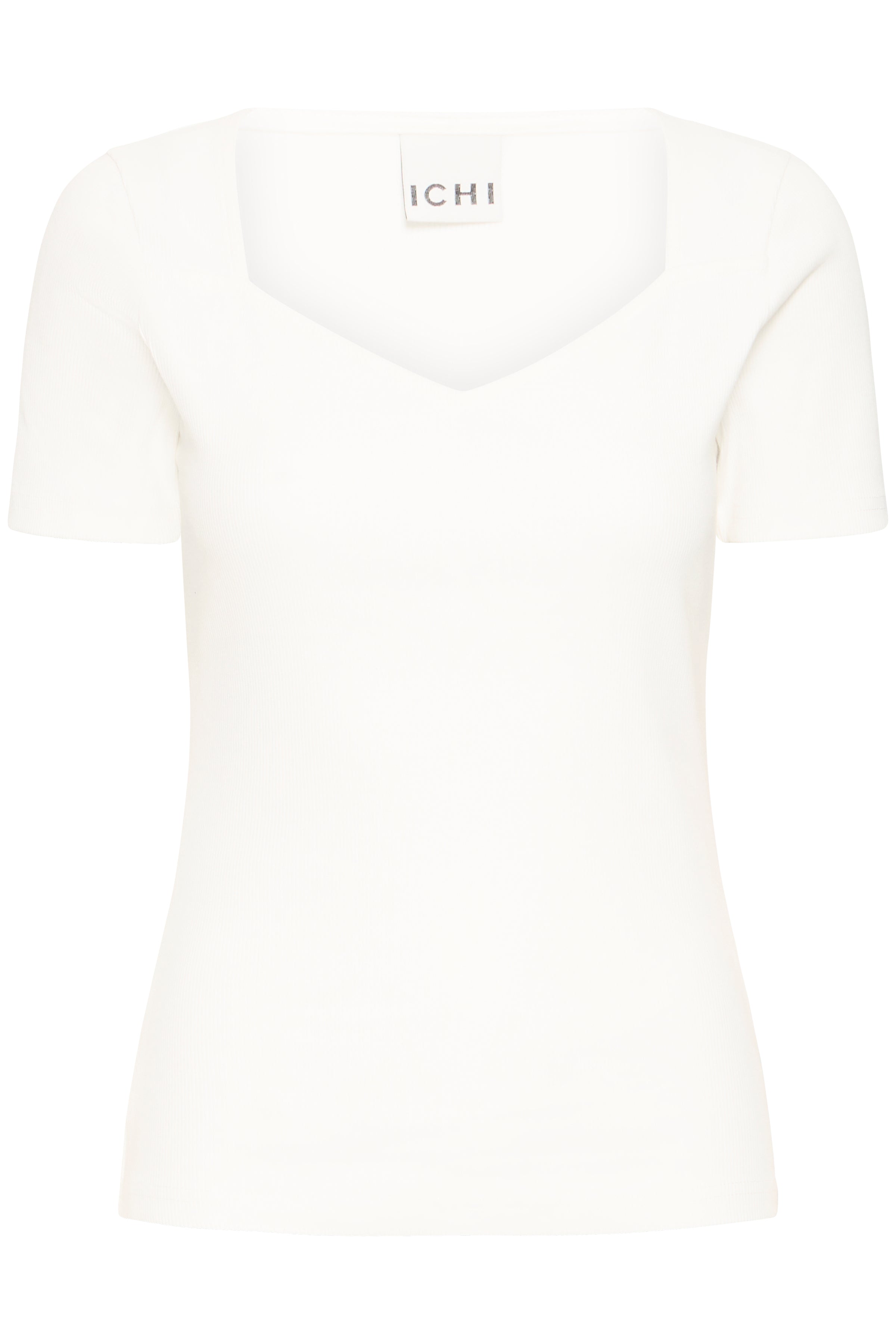 Ichi - IHLoreta T-shirt i hvid