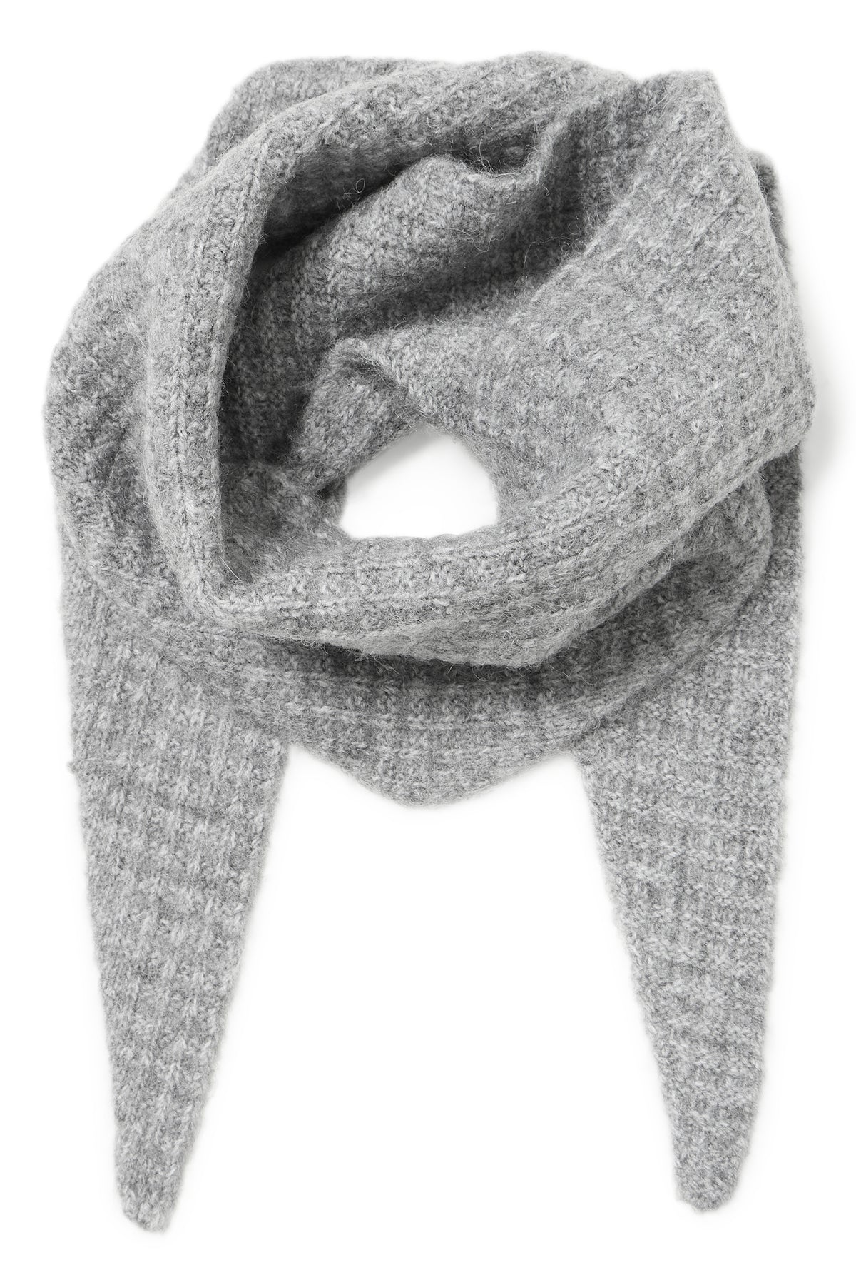Ichi – IAFOLTHEA SC Tørklæde – MEDIUM GREY MELANGE