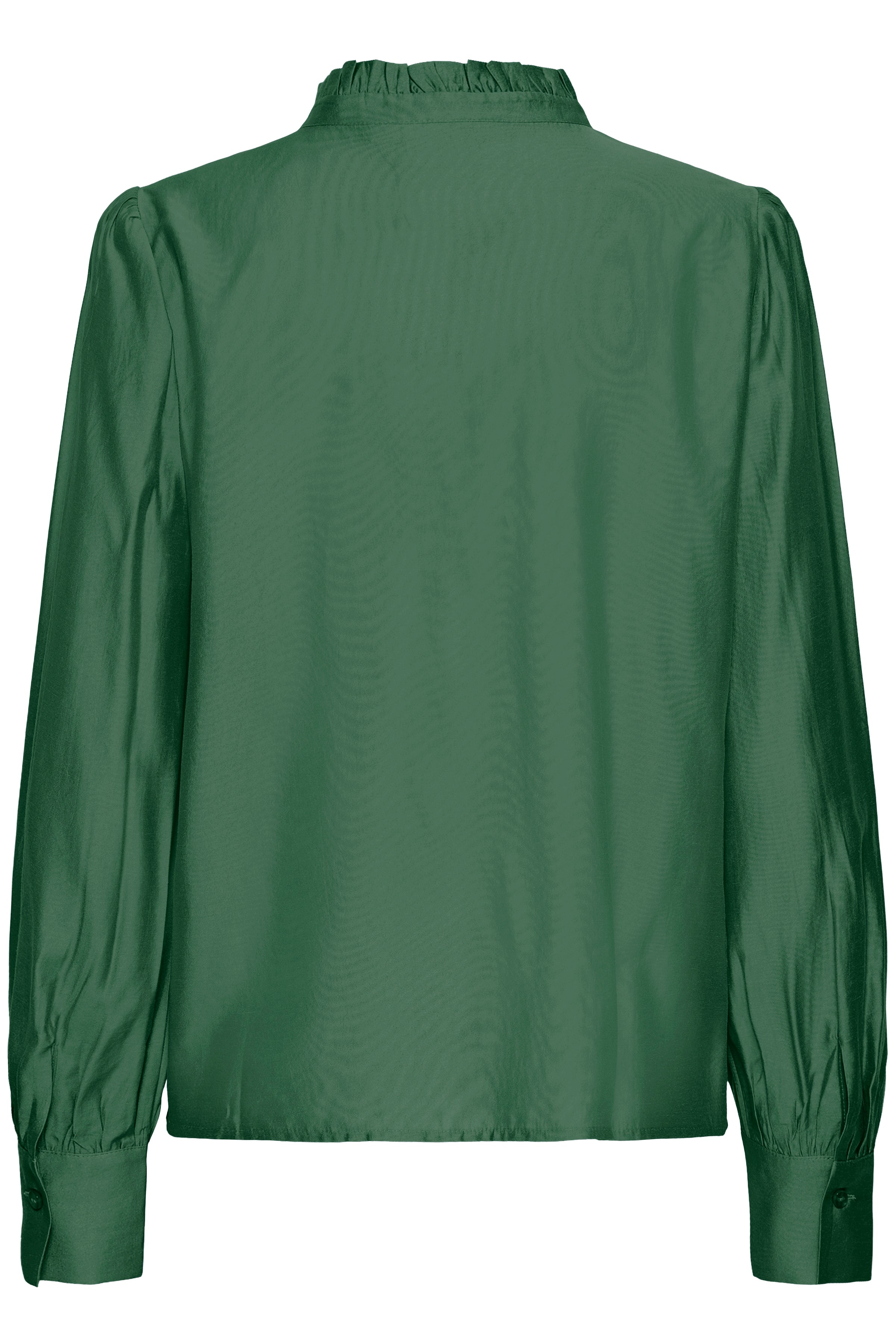 Ichi IHKarlani Shirt - Feminin Skjorte, Grøn