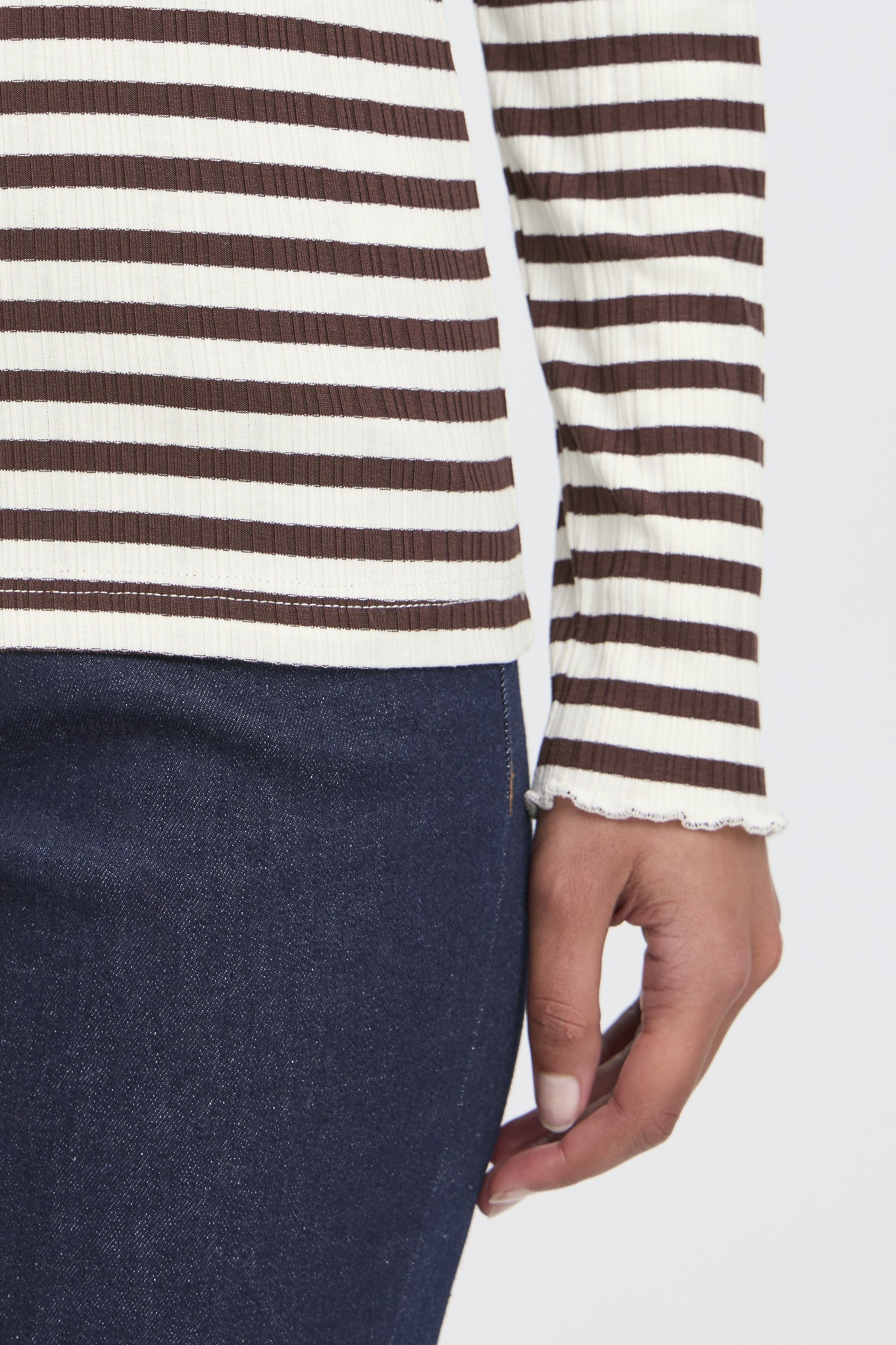 Ichi - IHCella stribet bluse i rib