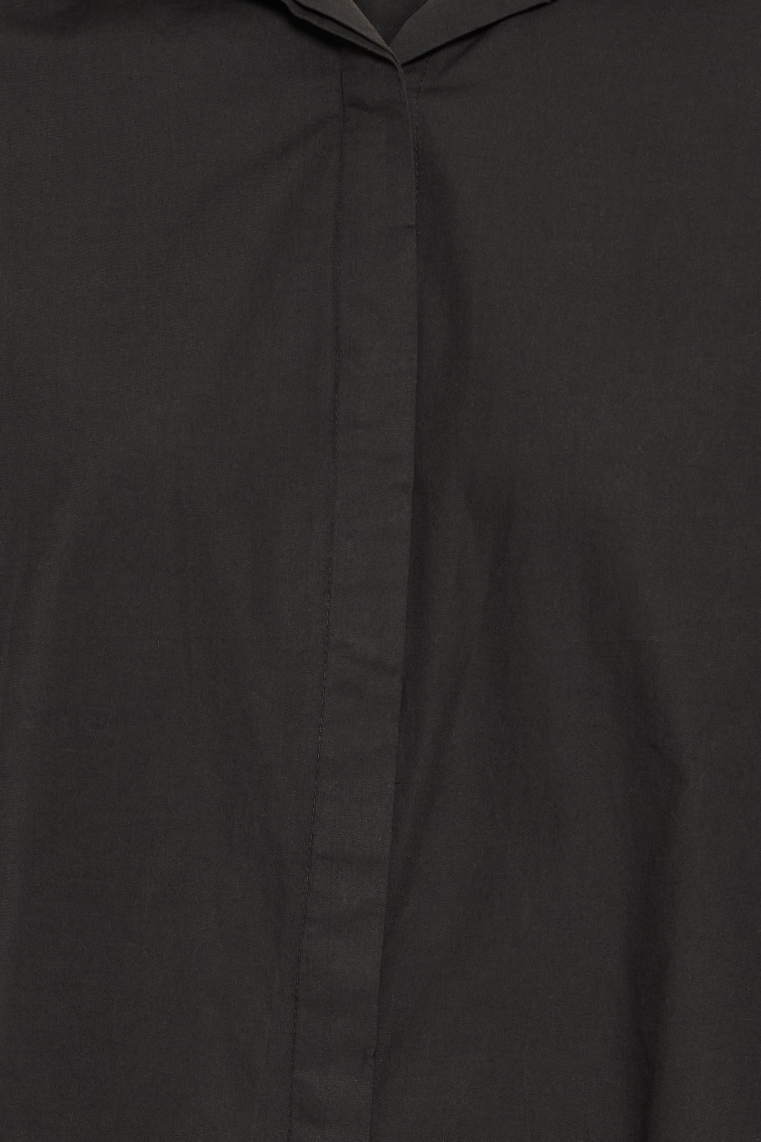 IHSami Shirt i sort – Let skjorte med feminine flæser
