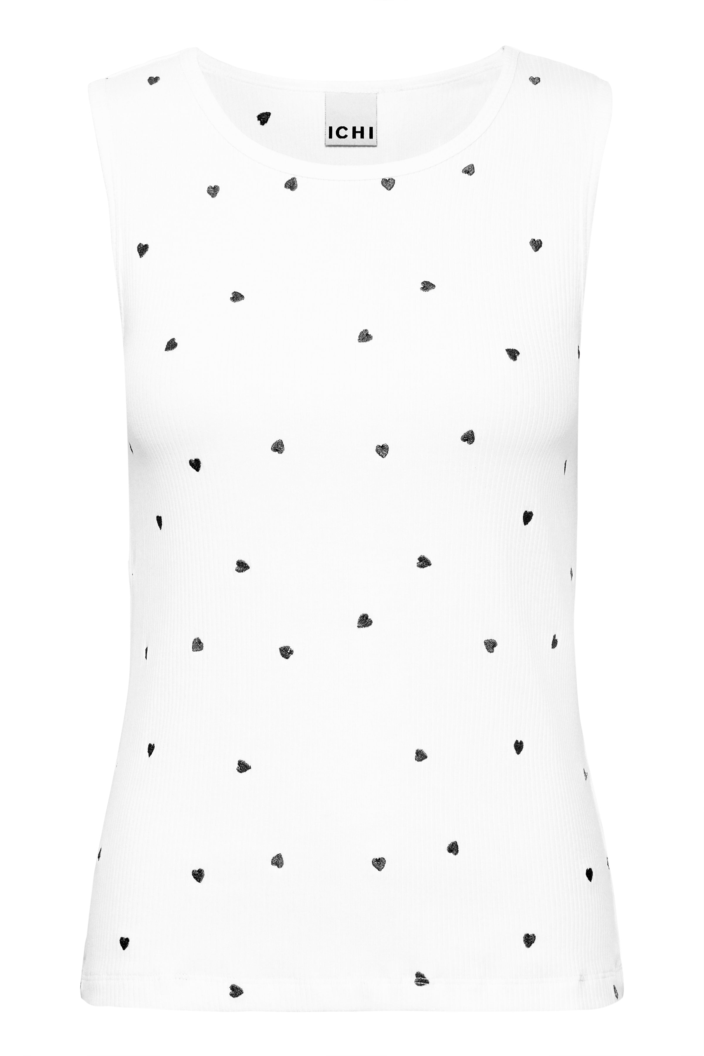IHPalma Top med Sorte Hjerter – Ichi