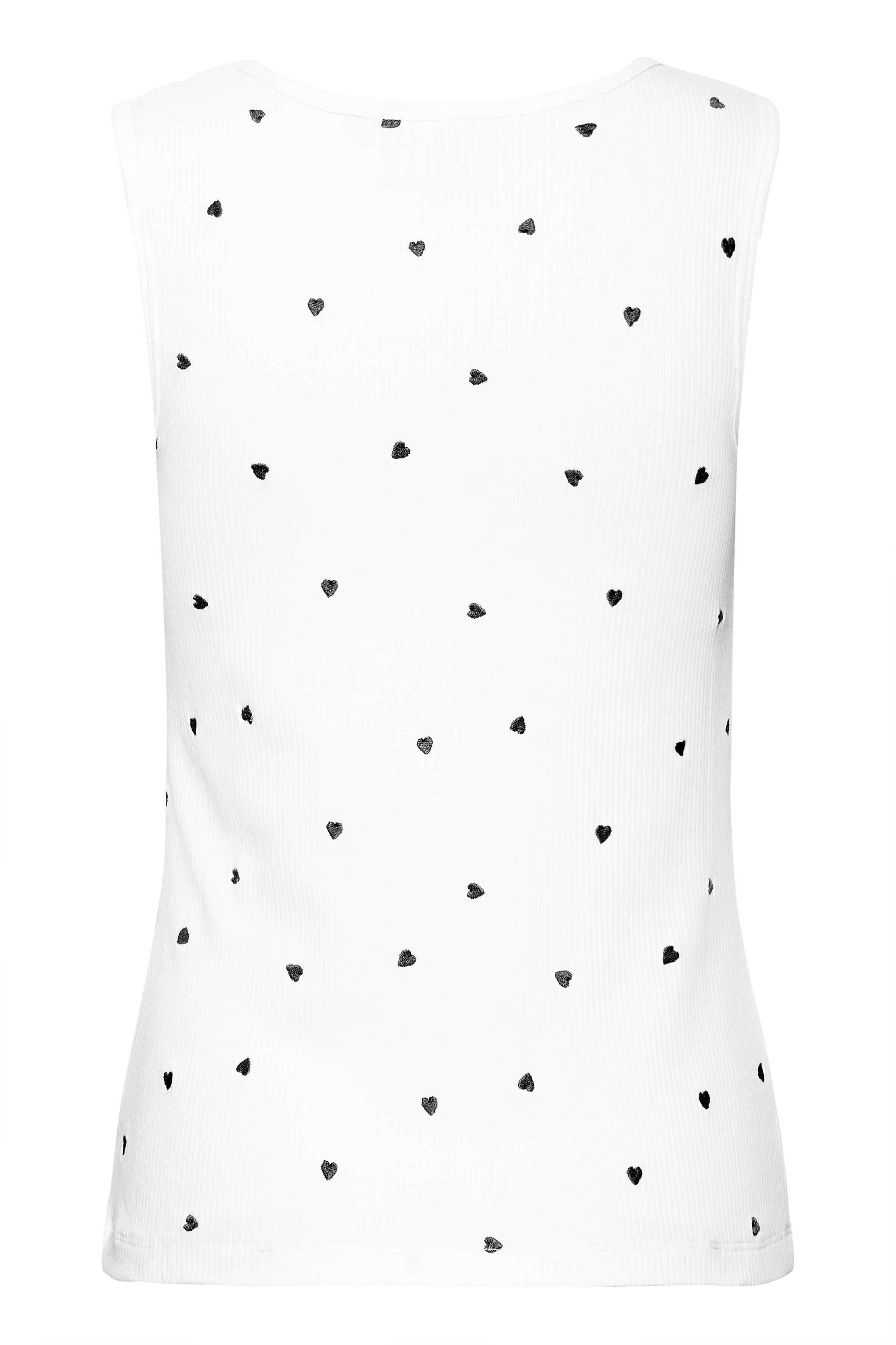 IHPalma Top med Sorte Hjerter – Ichi