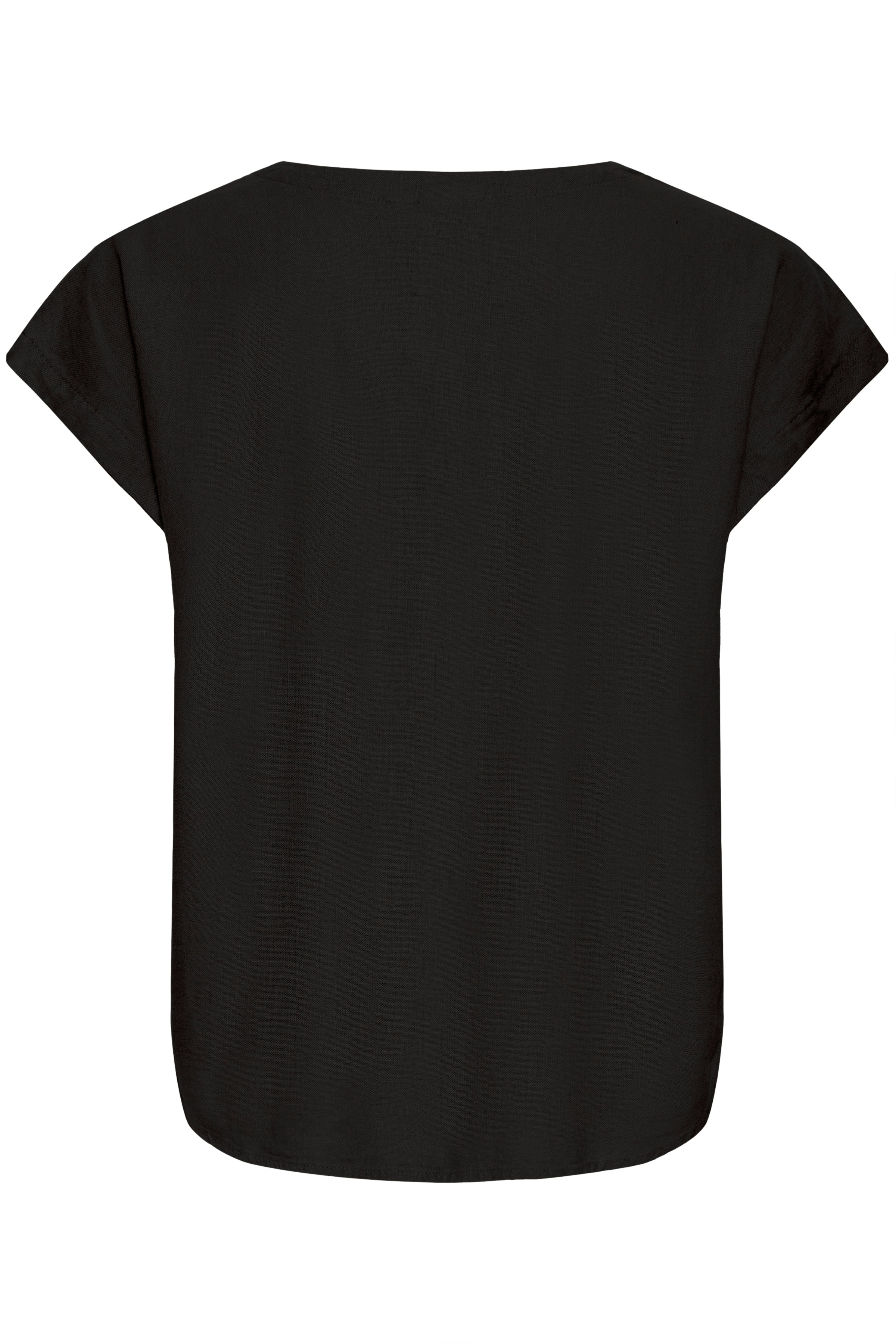 IHLinno V-Bluse, sort