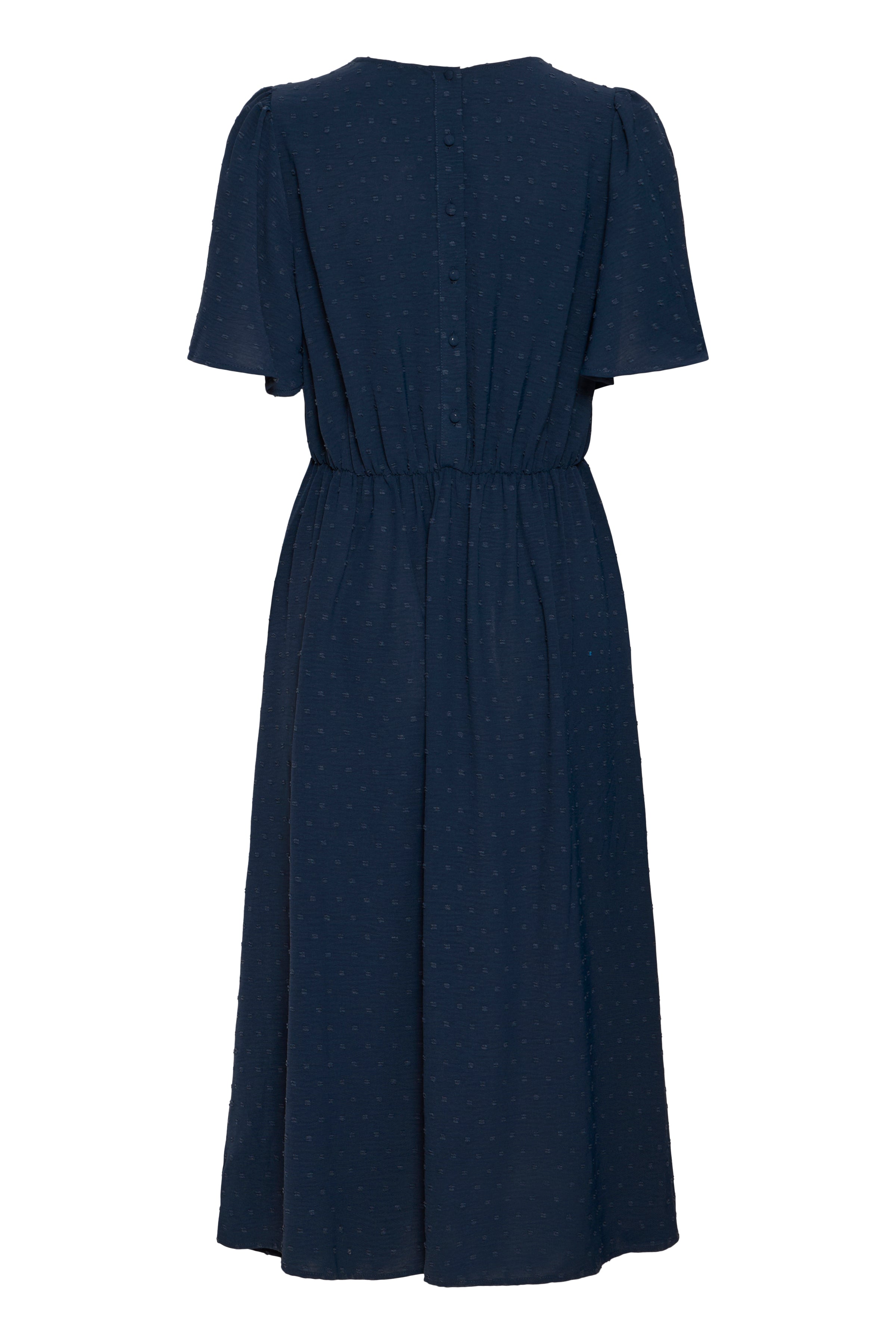 Ichi IHZabby Kjole – Navy Kjole med Elegant Fald