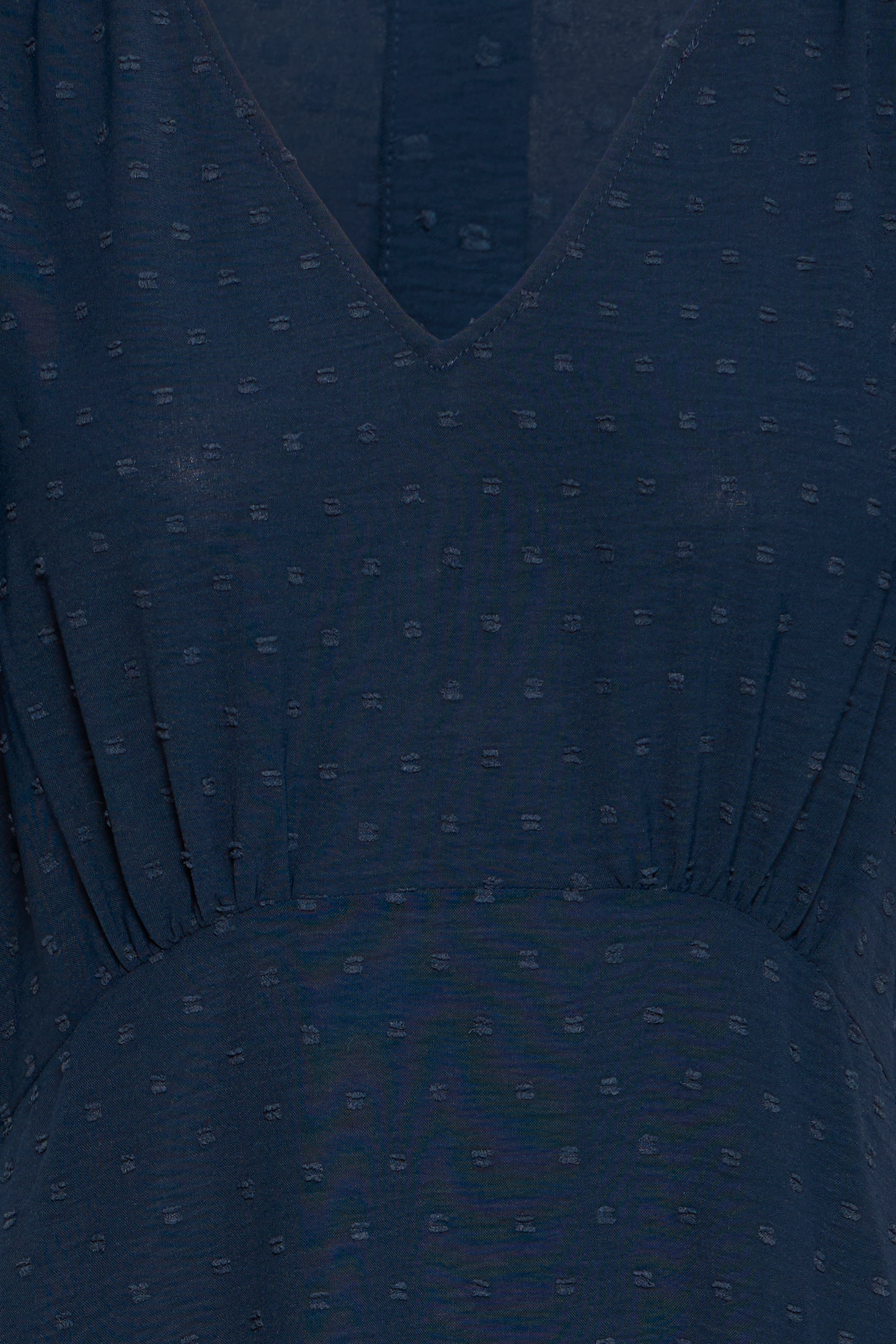 Ichi IHZabby Kjole – Navy Kjole med Elegant Fald