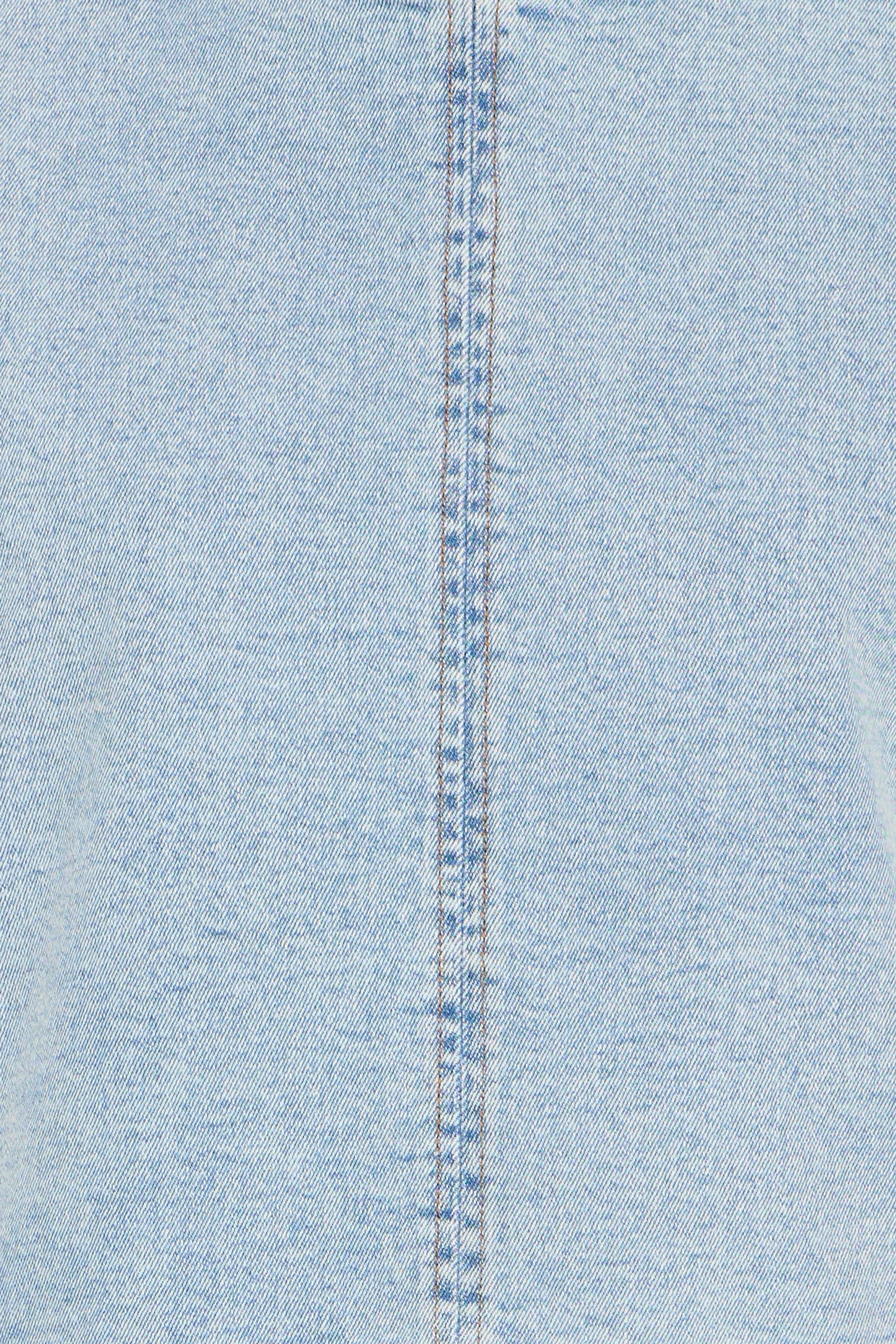 IHARMIOS Denim Top fra ICHI