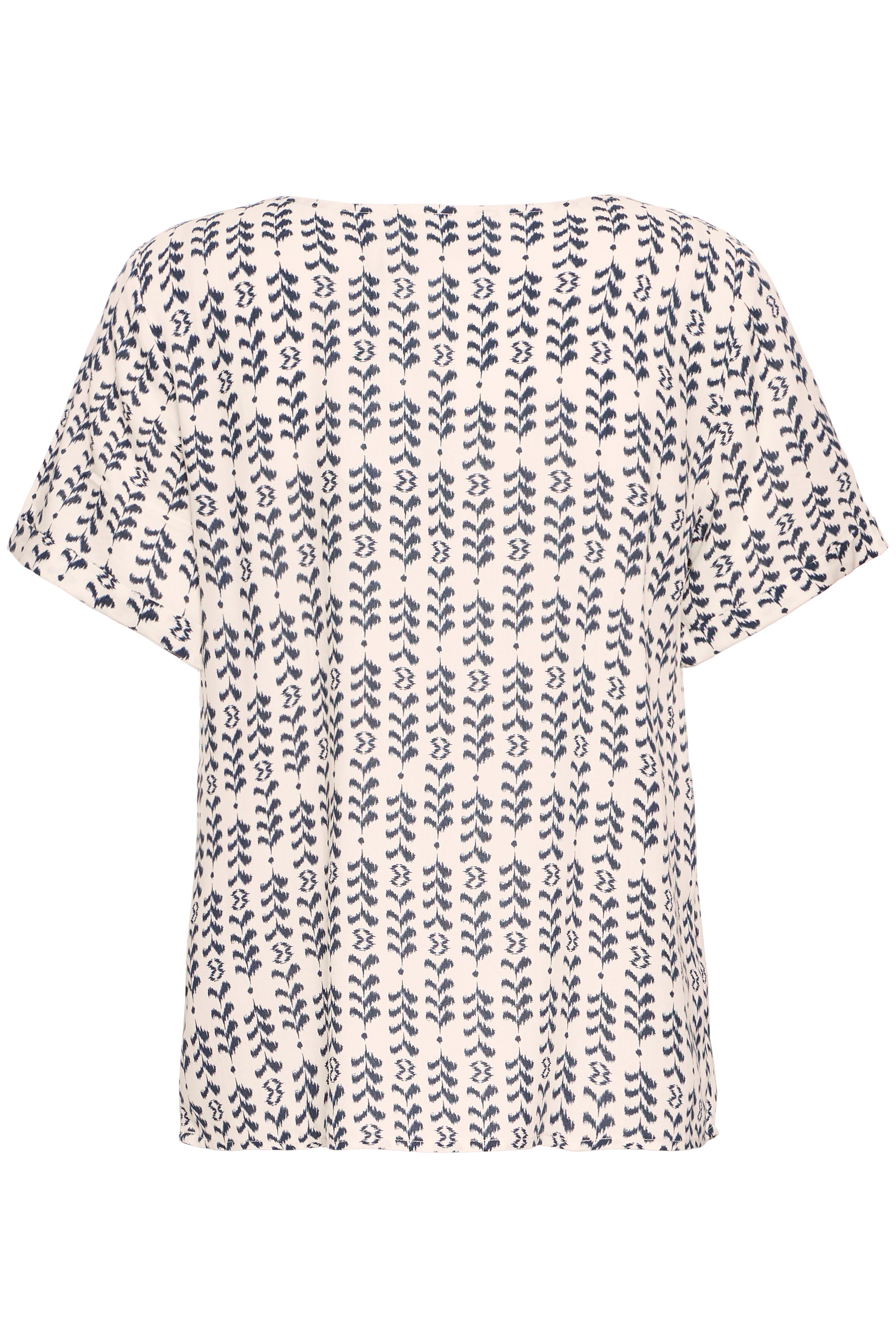 IHVERA Top fra ICHI – Birch Ikat Stripe
