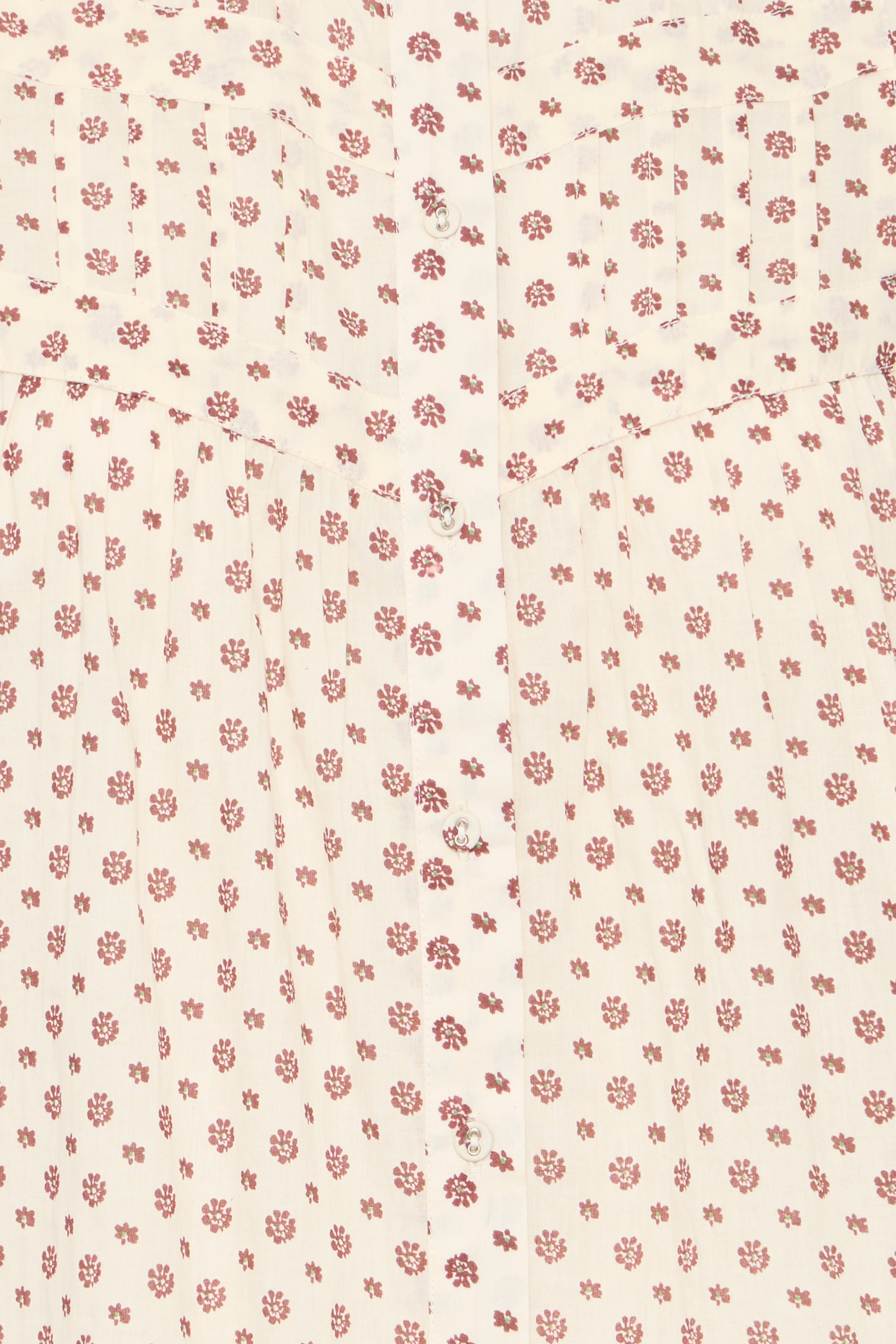 ICHI IHUrsula Blouse – Blomstret bluse med Flæser