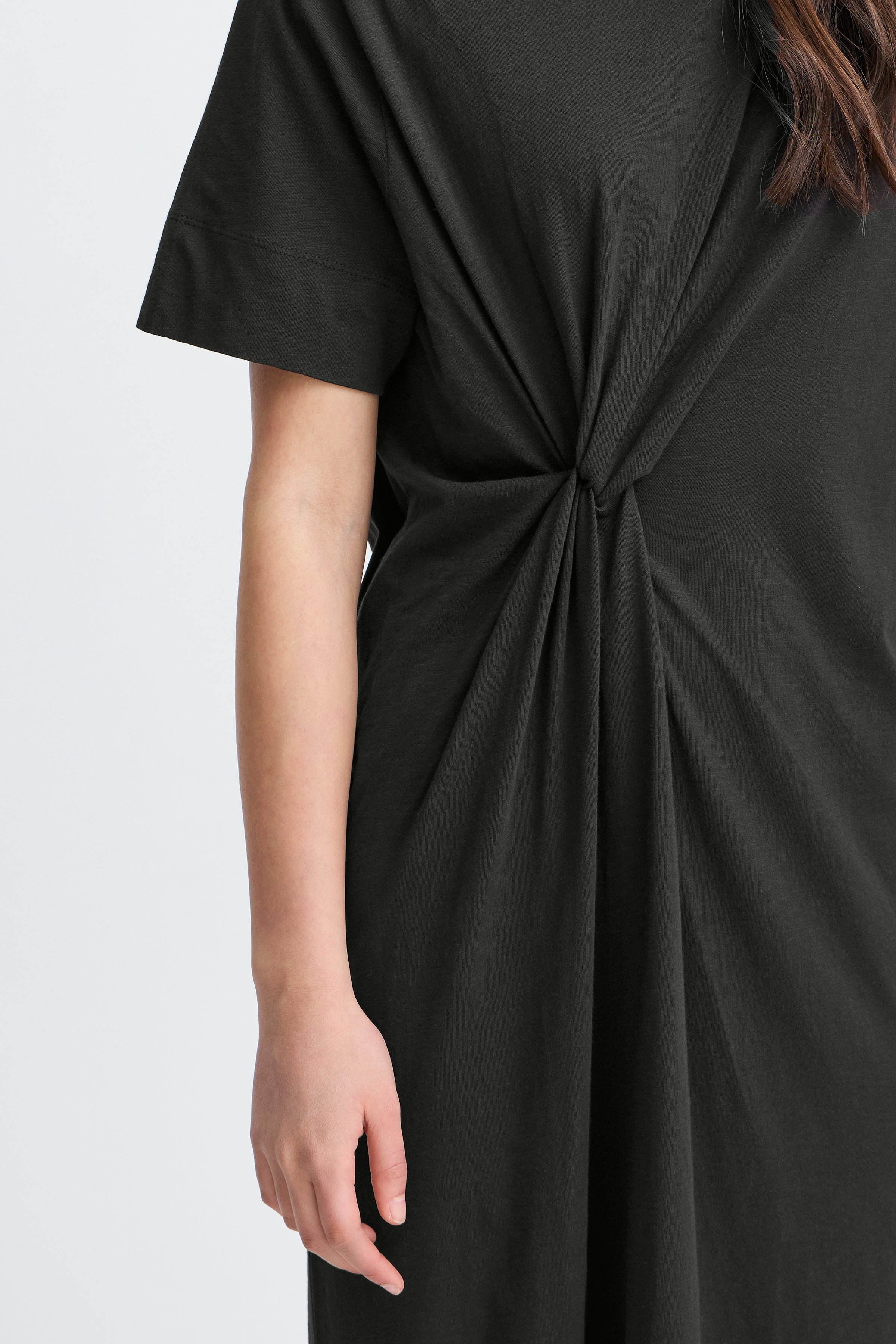 Ichi IHOvula Dress - T-shirtkjole med Knudedetalje
