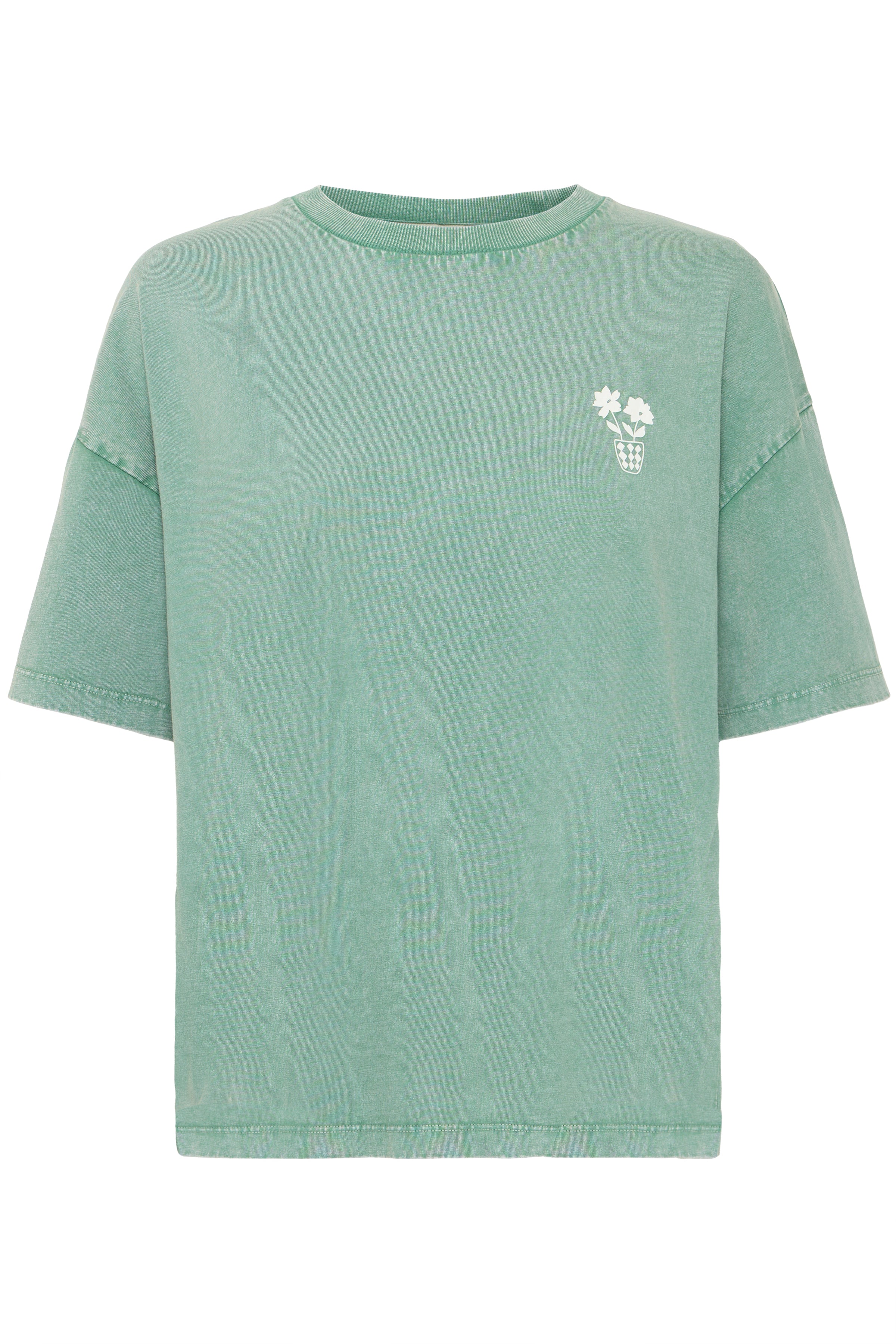 ICHI IHNabino T-shirt – Grøn Bomulds Tee