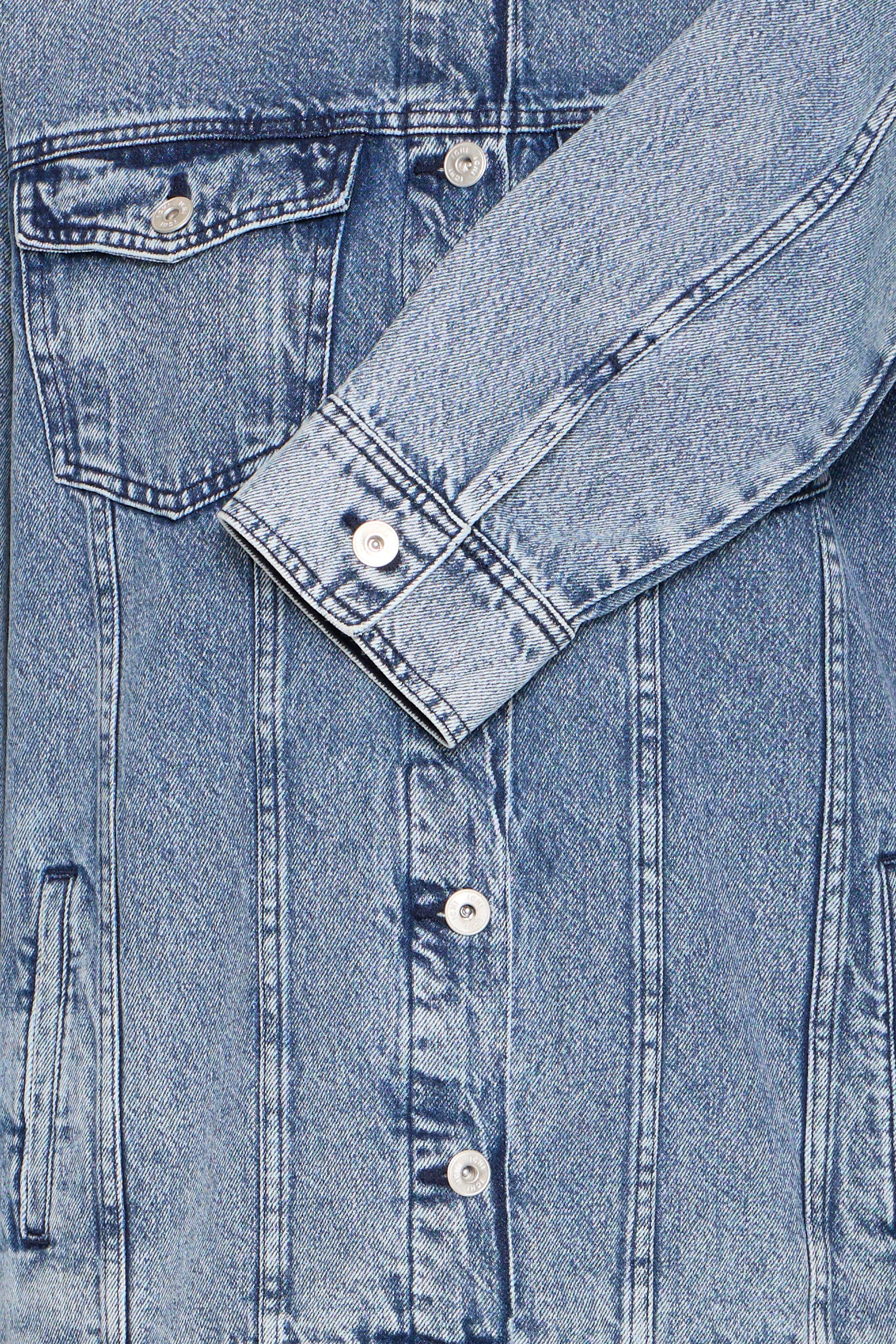 Ichi IHNaomy Denim Jakke – Klassisk Cowboyjakke i 100% Bomuld