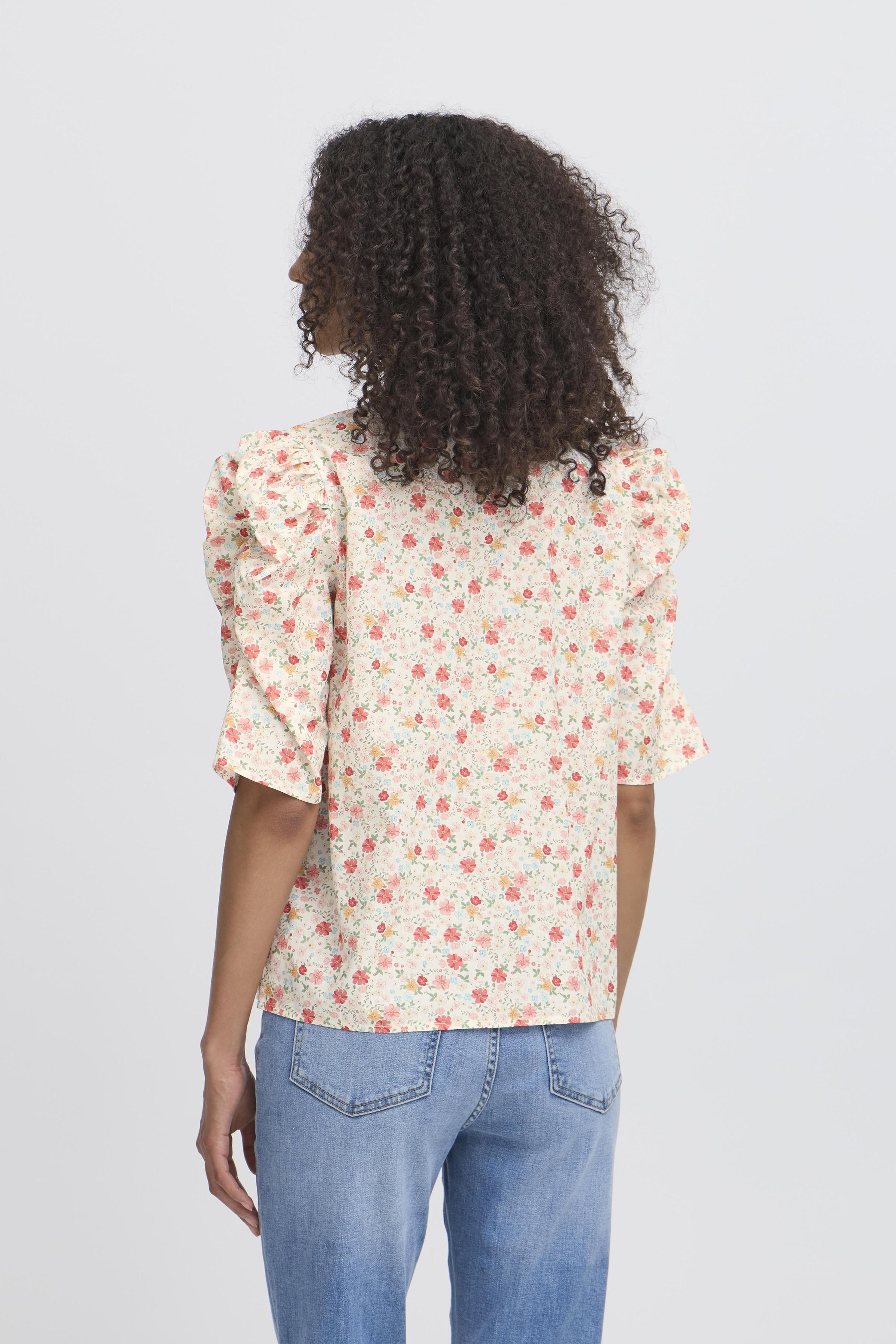 IHXAsdis – Bluse med rødt blomsterprint fra ICHI
